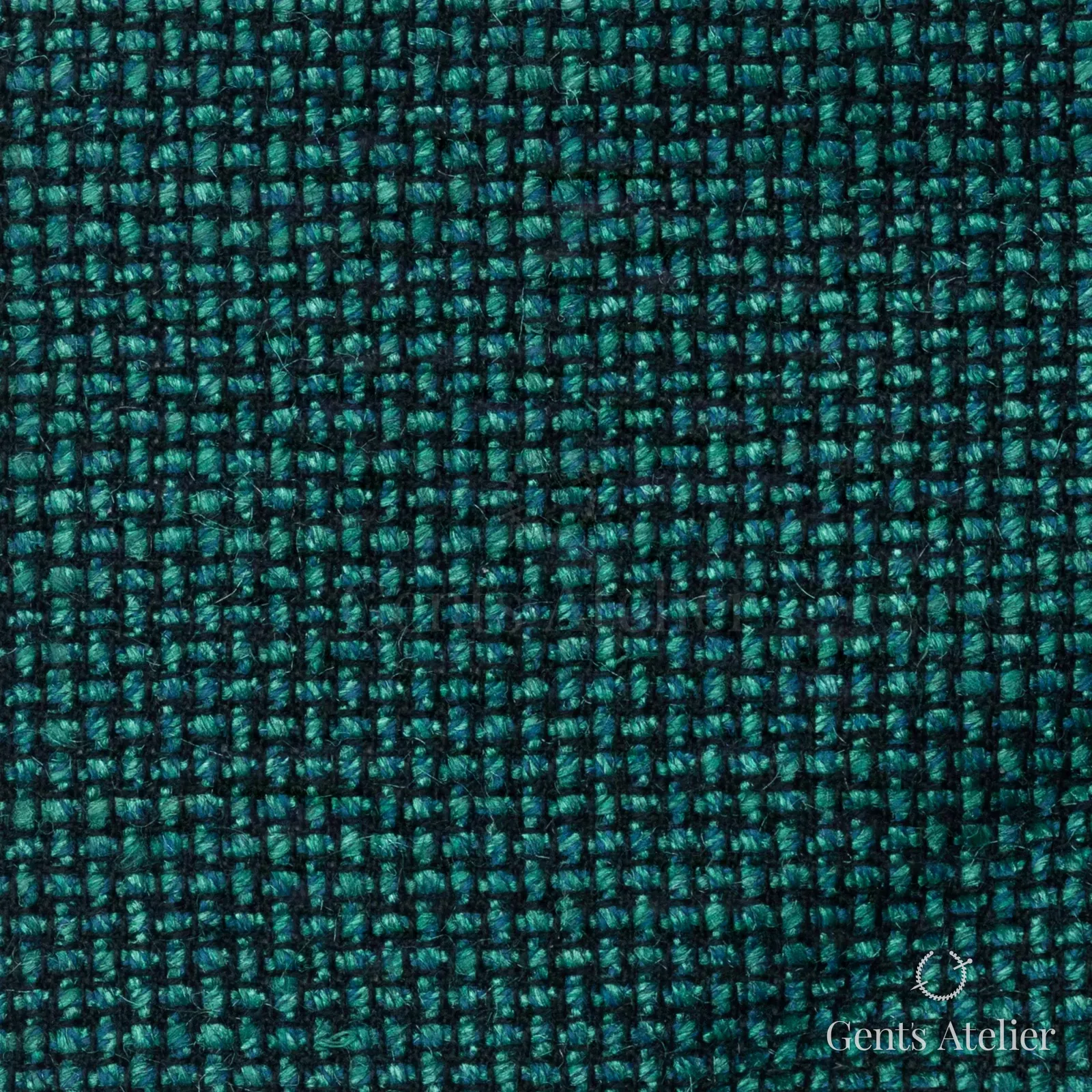 Костюмная ткань Marzoni 655 - 541 / 1200 — Jade, меланж, 44% шерсть, 28% шёлк, 28% лён