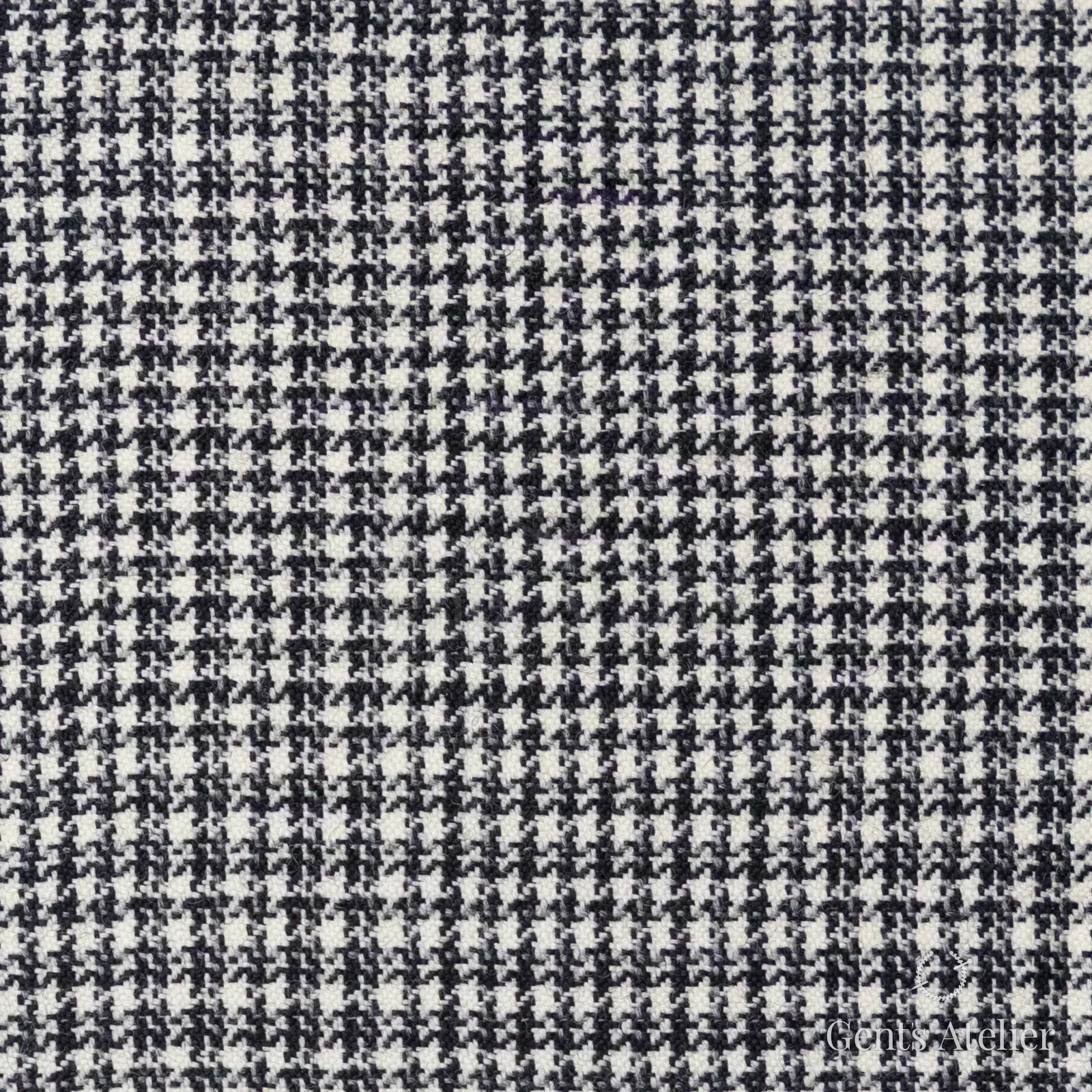 Костюмная ткань Marzoni 601 - 357 / 1200 — Чёрный / Белый / Оливковый, гусиная лапка, 100% шерсть