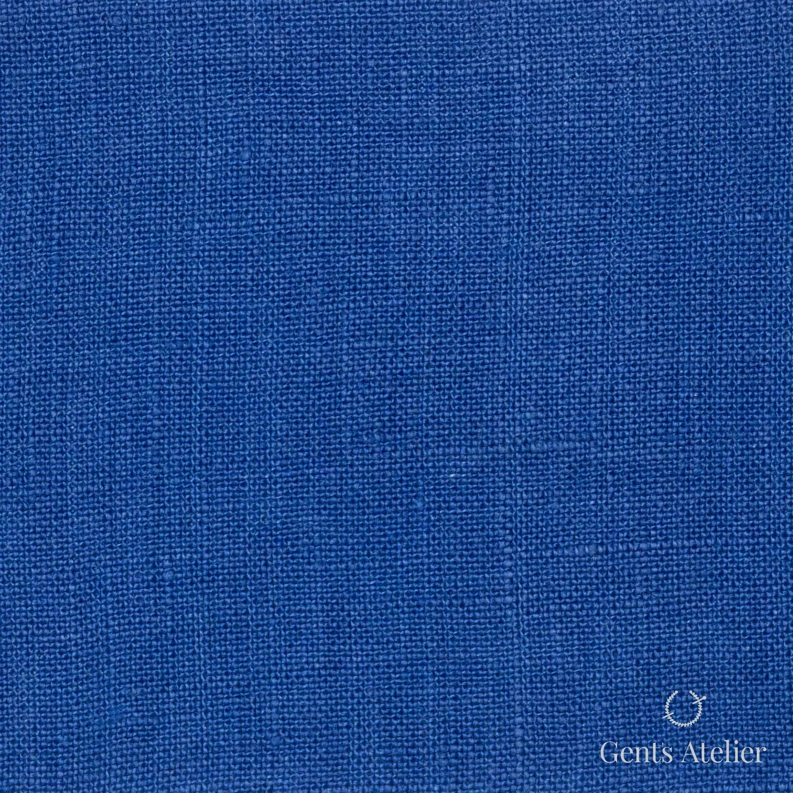 Костюмная ткань Marzoni 605 - 565 / 600 — Синий, однотонная, 100% лён