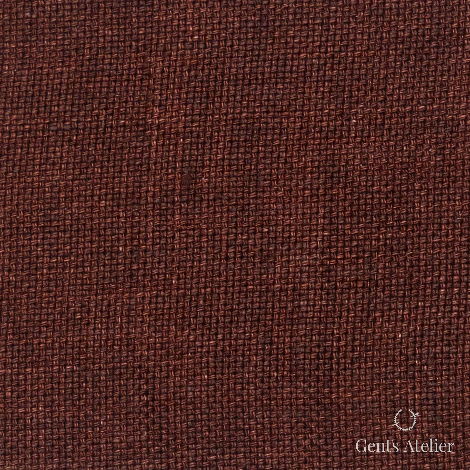 Костюмная ткань Marzoni 605 - 635 / 700 — Rust, однотонная, 100% лён