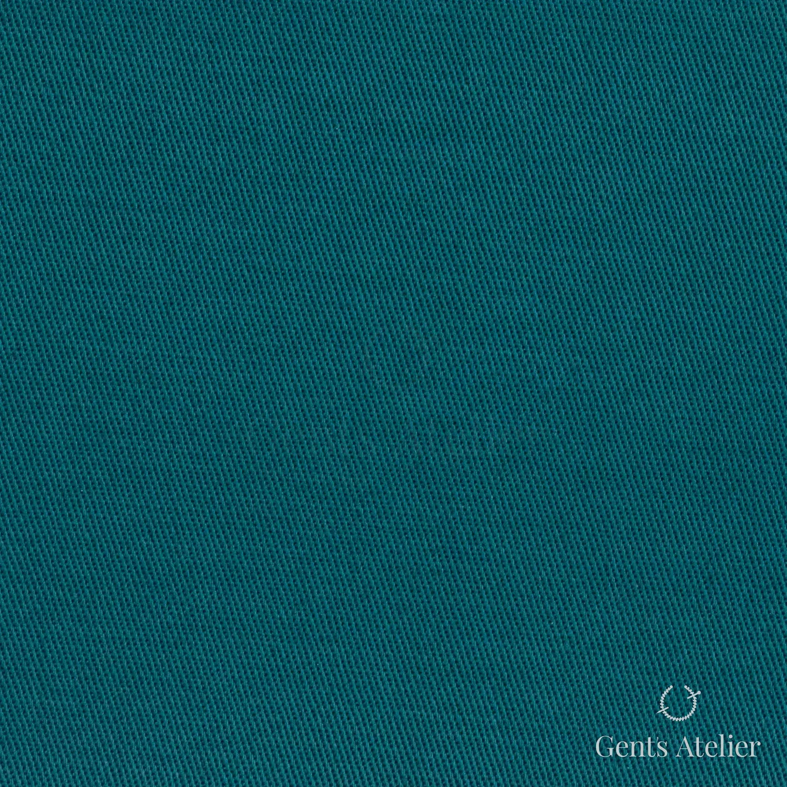Костюмная ткань Marzoni 605 - 647 / 600 — Teal Green, однотонная, 100% хлопок