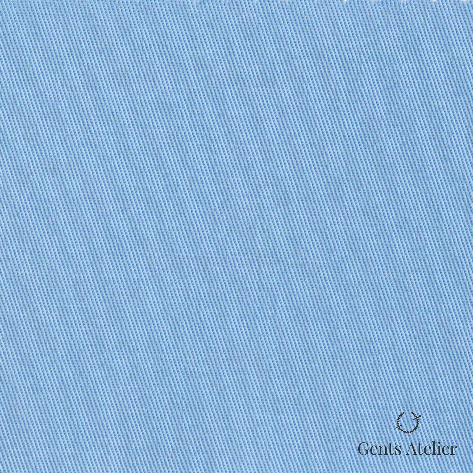 Костюмная ткань Marzoni 605 - 650 / 600 — Sky Blue, однотонная, 100% хлопок