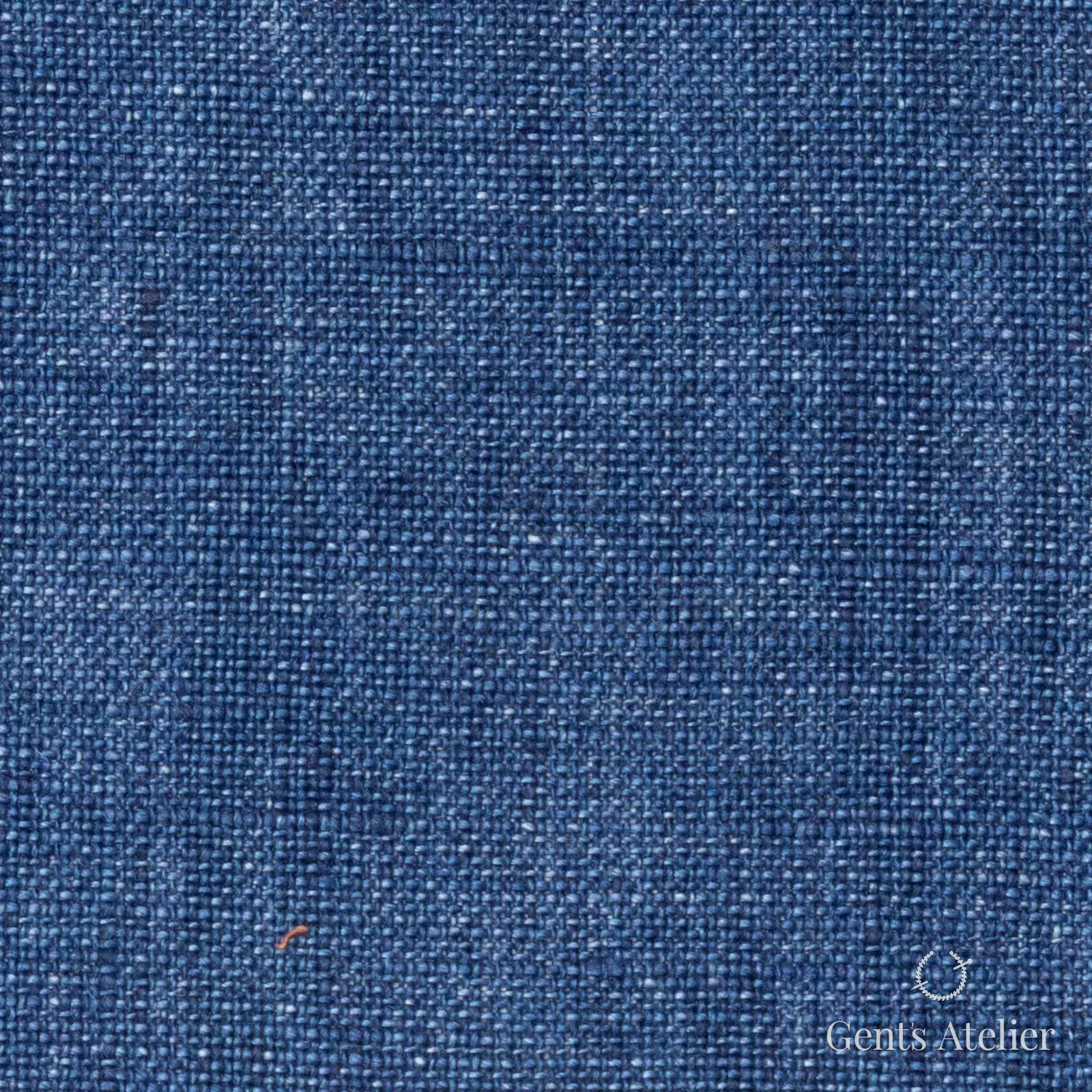 Костюмная ткань Marzoni 613 - 510 / 700 — Синий, меланж, 100% лён