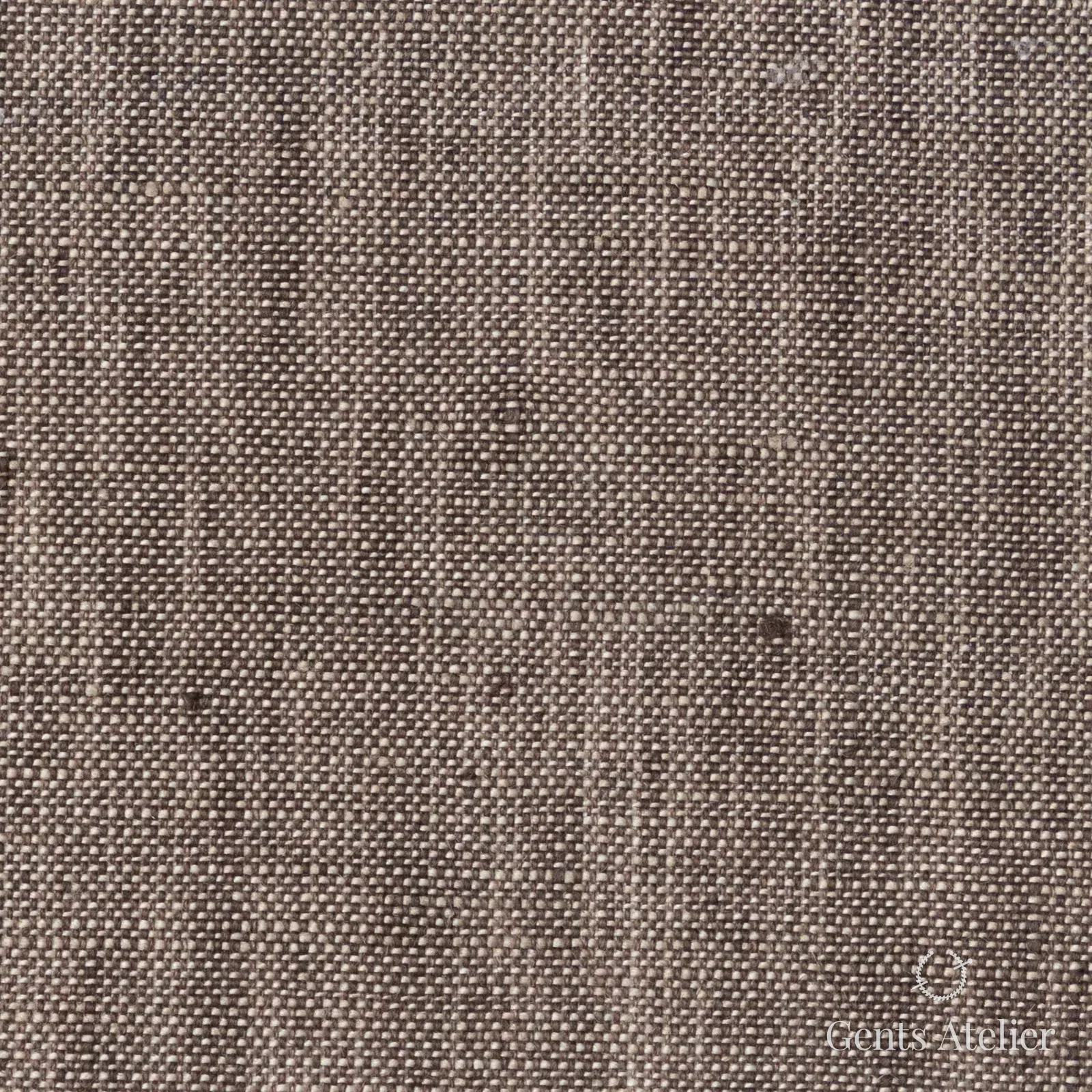 Костюмная ткань Marzoni 613 - 516 / 700 — Light Brown, однотонная, 100% лён