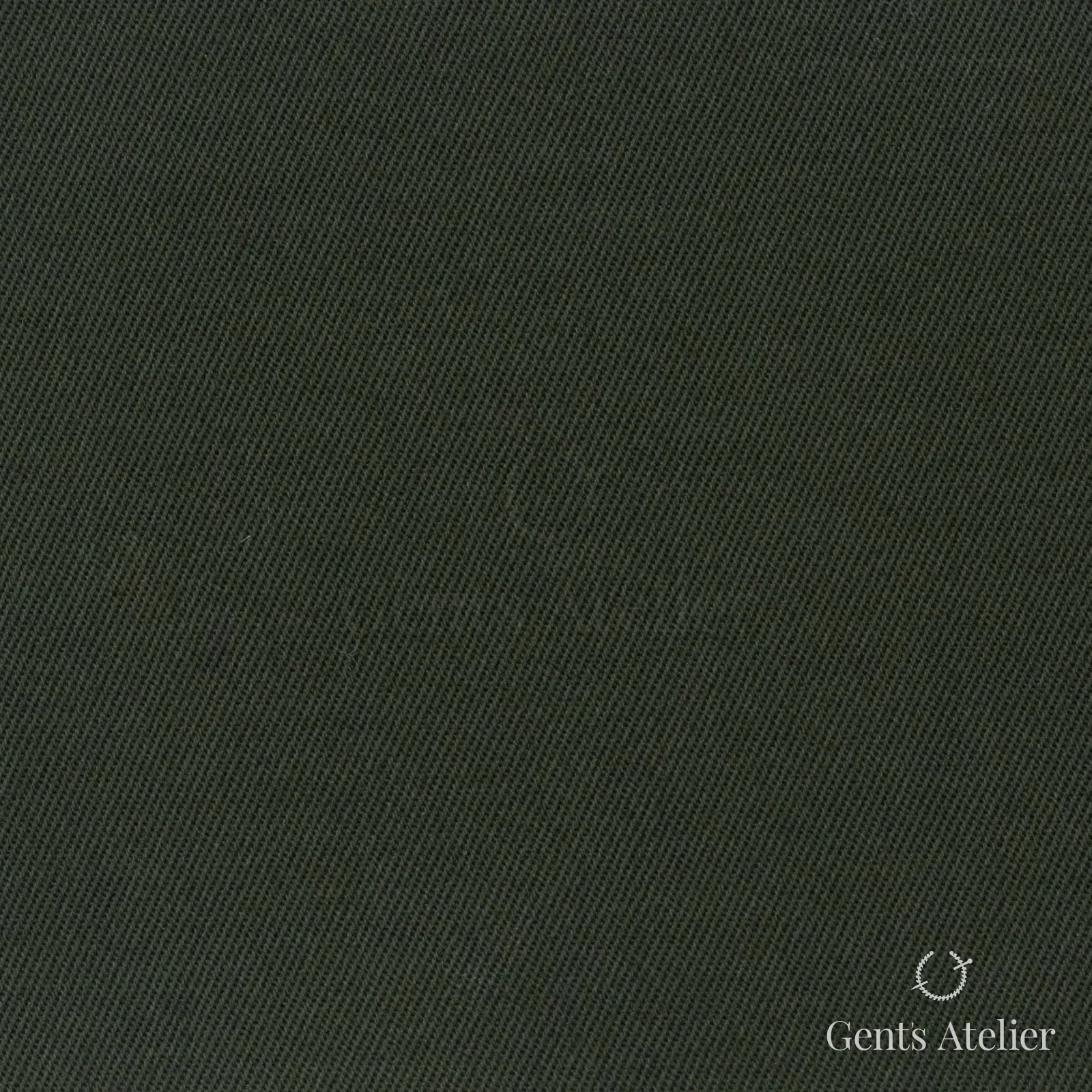 Костюмная ткань Marzoni 614 - 313 / 500 — Bottle Green, однотонная, 97% supima, 3% лайкра