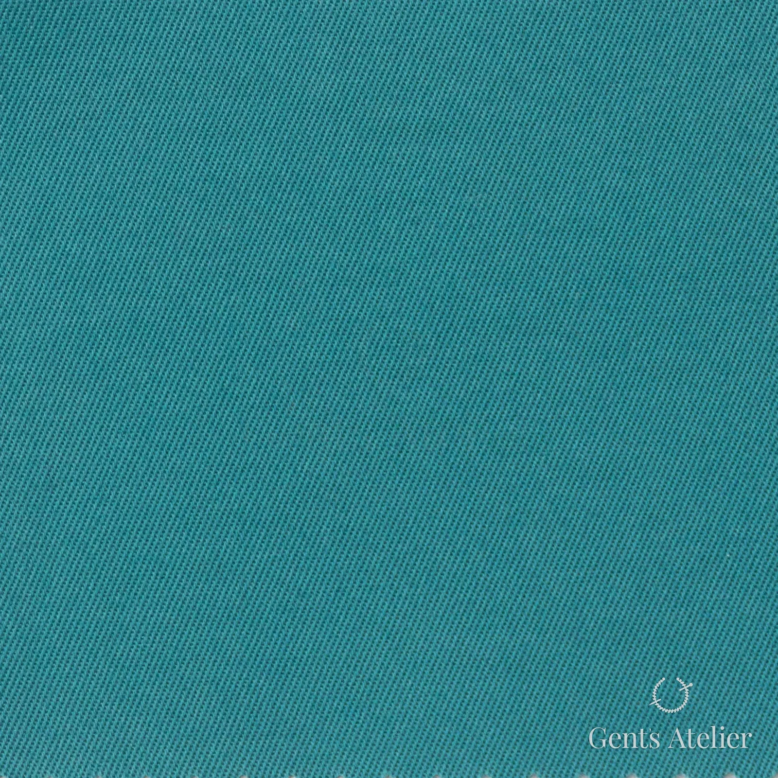 Костюмная ткань Marzoni 614 - 319 / 500 — Teal, однотонная, 97% supima, 3% лайкра
