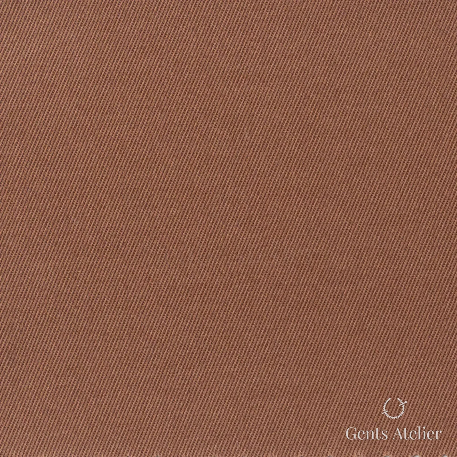 Костюмная ткань Marzoni 614 - 333 / 500 — Rust, однотонная, 97% supima, 3% лайкра