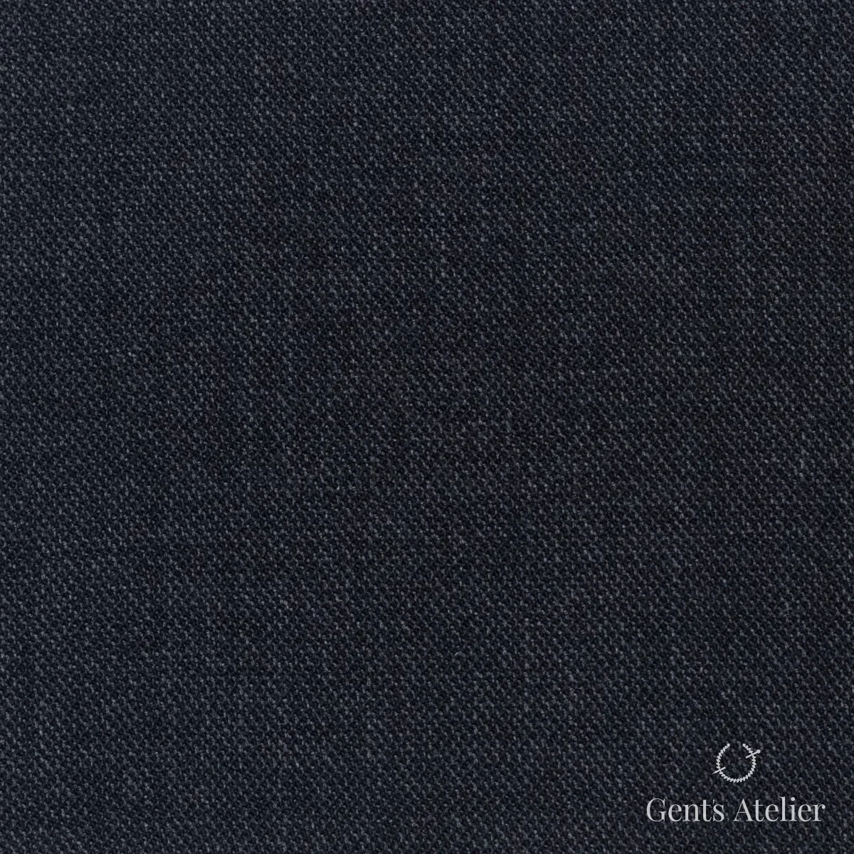 Костюмная ткань Marzoni 608 - 062 / 1500 — Тёмно-серый, однотонная, 100% шерсть