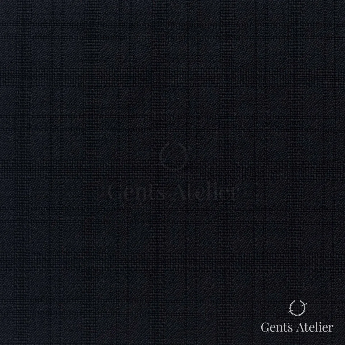 Костюмная ткань Marzoni 608 - 211 / 1500 — Чёрный, виндоупейн, 100% шерсть
