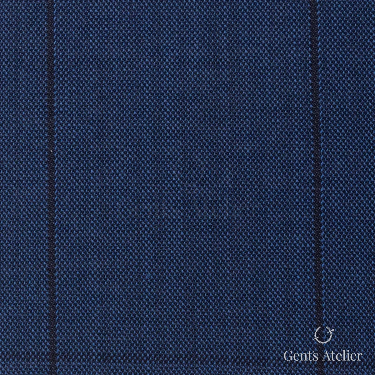 Костюмная ткань Marzoni 608 - 242 / 1500 — Синий, в клетку, 100% шерсть