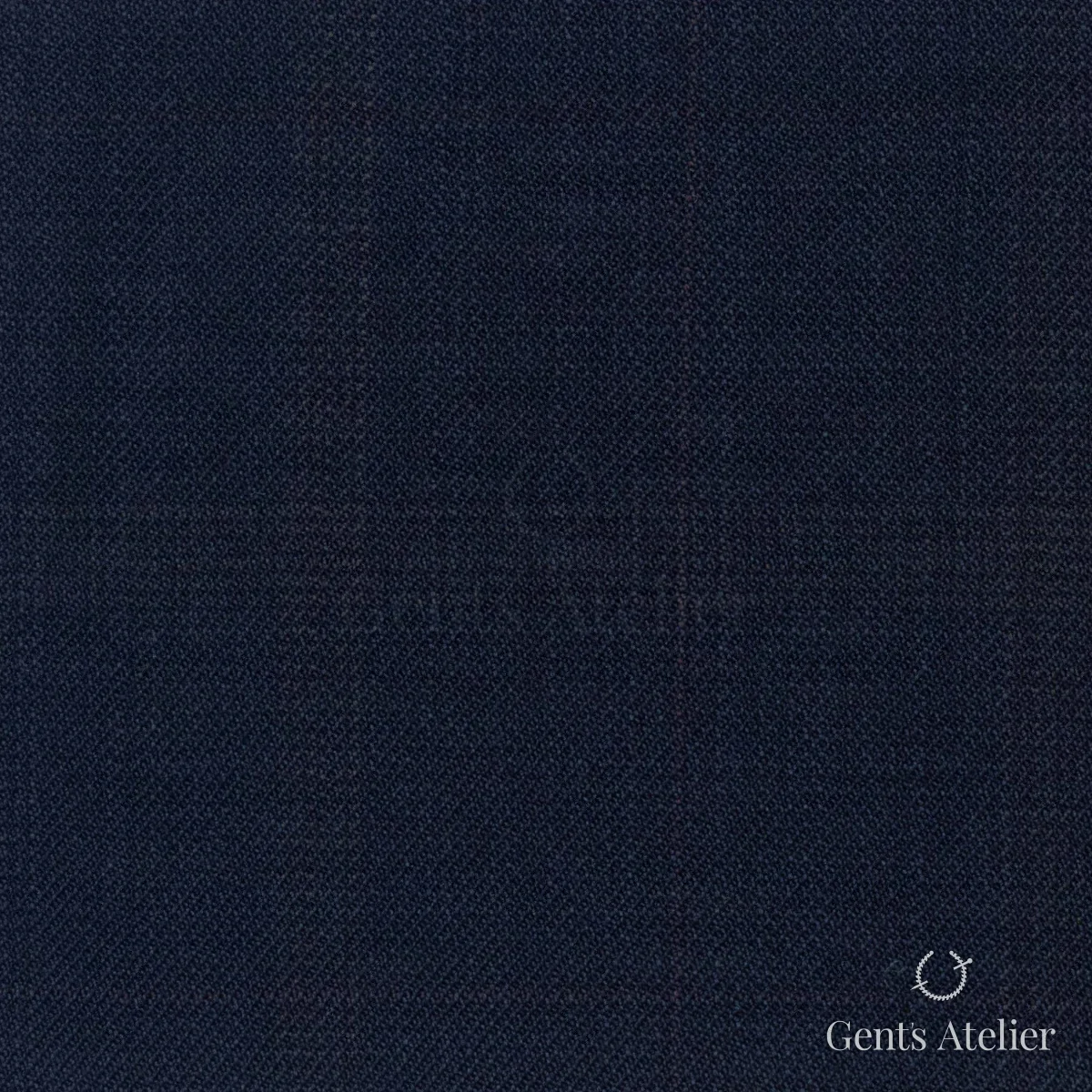 Костюмная ткань Marzoni 608 - 250 / 1500 — Тёмно-синий, однотонная, 100% шерсть