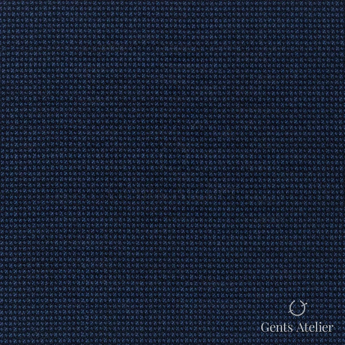 Костюмная ткань Marzoni 608 - 259 / 1500 — Тёмно-синий, однотонная, 100% шерсть