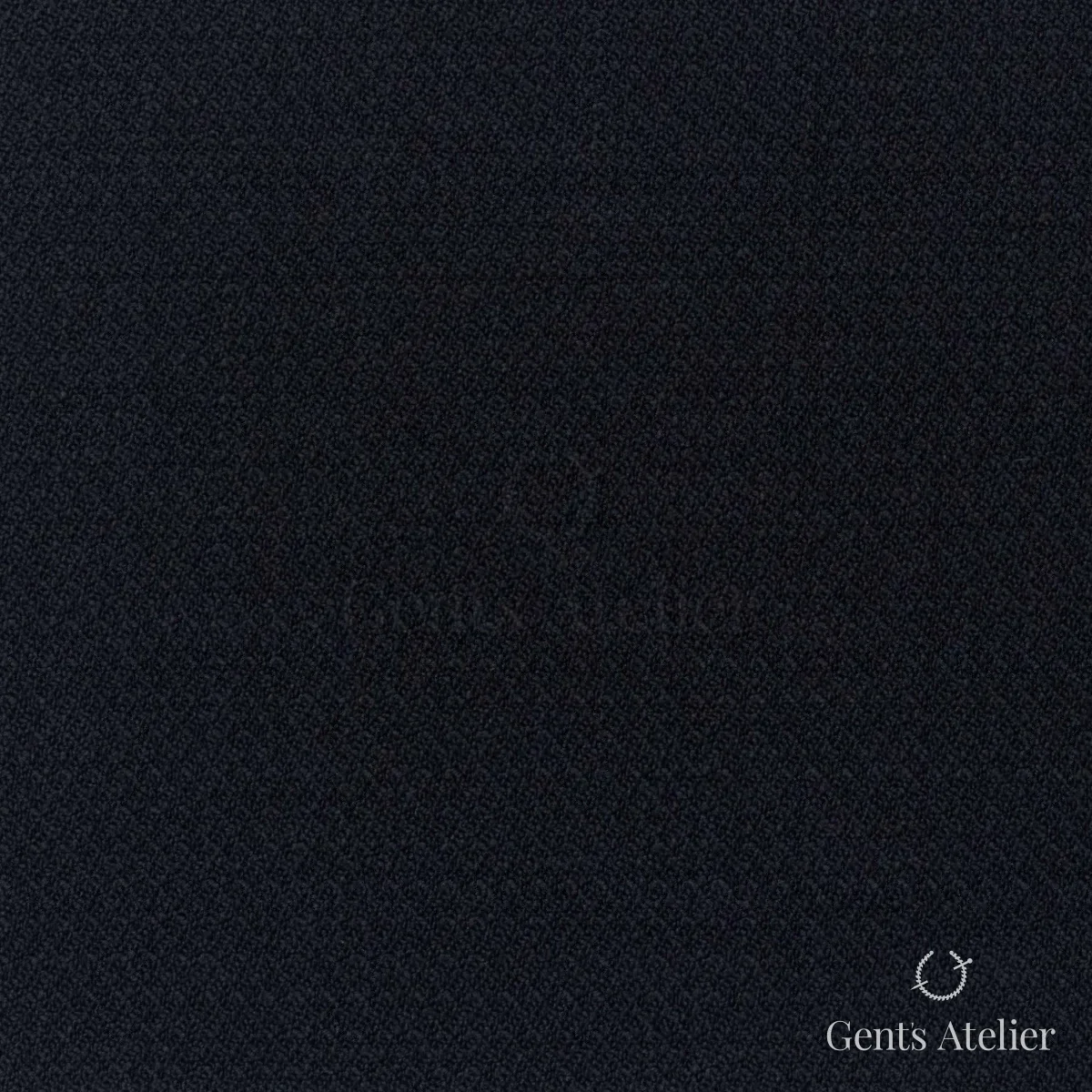 Костюмная ткань Marzoni 608 - 260 / 1500 — Тёмно-синий, однотонная, 100% шерсть