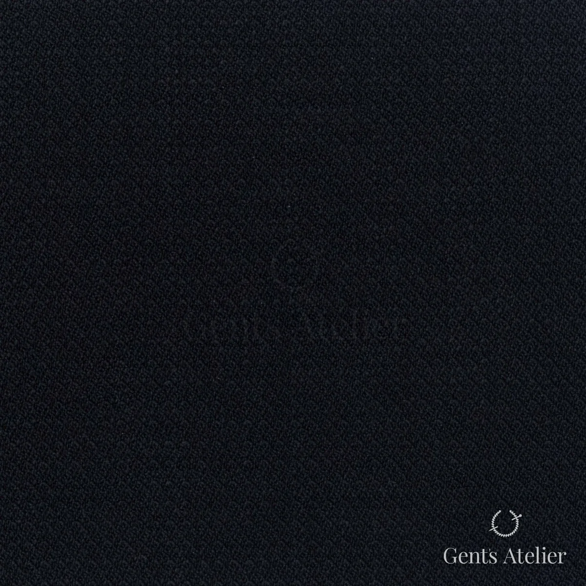Костюмная ткань Marzoni 608 - 261 / 1500 — Чёрный, однотонная, 100% шерсть