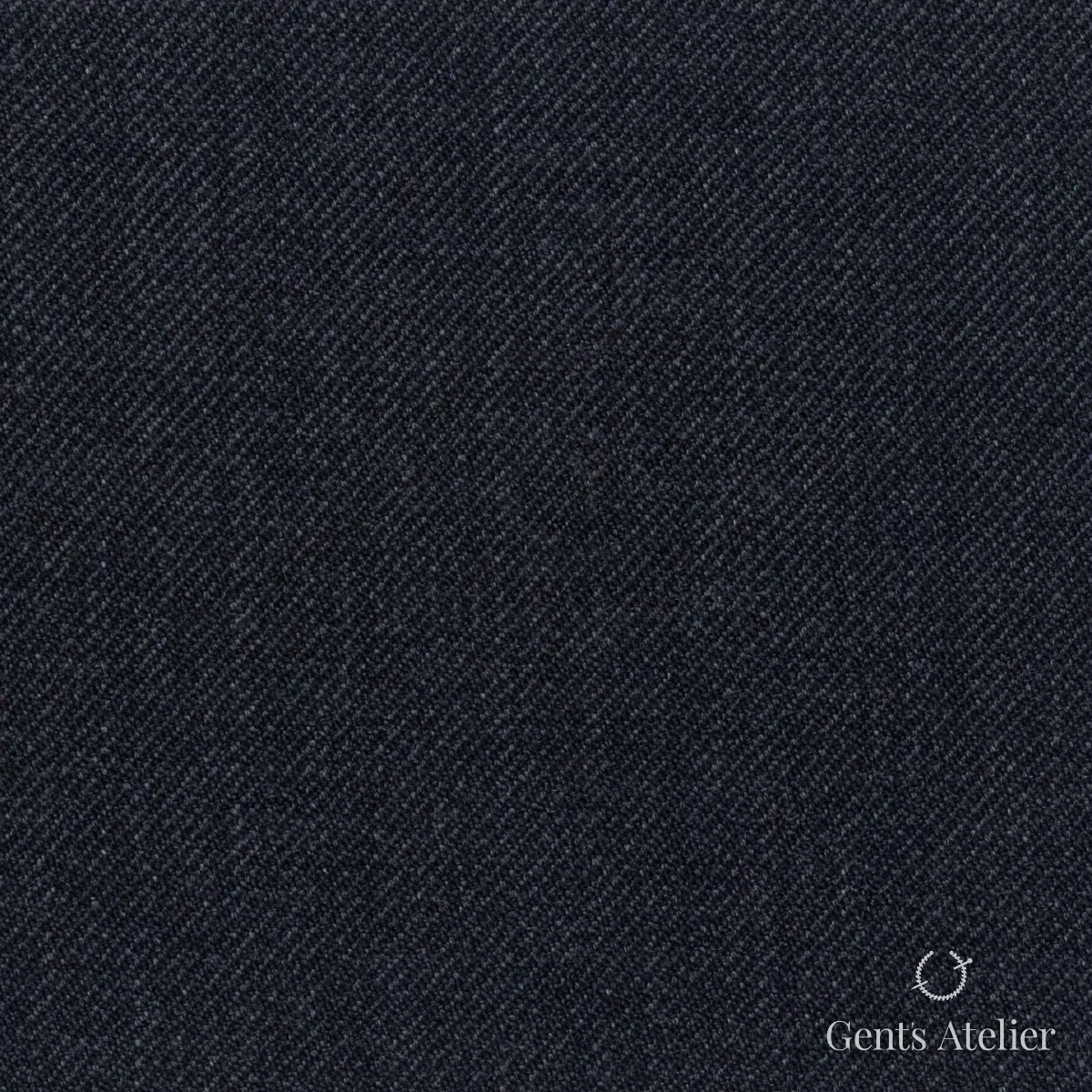 Костюмная ткань Marzoni 628 - 709 / 1200 — Угольно-серый, однотонная, 92% шерсть, 8% Cashmere