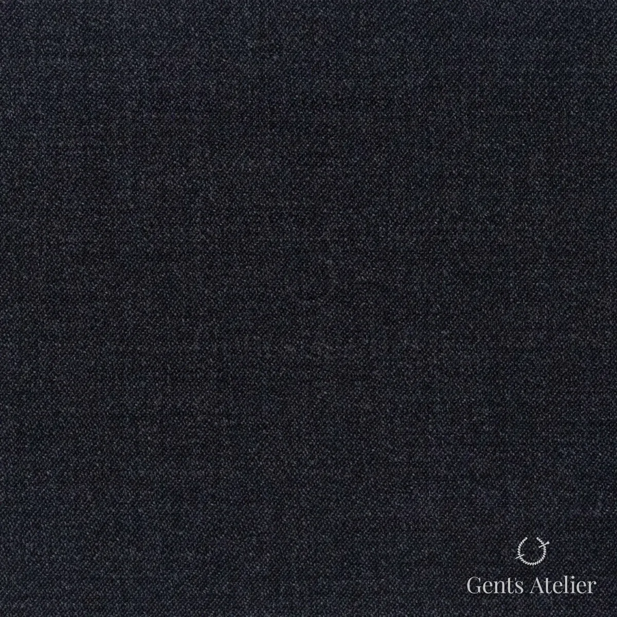 Костюмная ткань Marzoni 725 - 423 / 1400 — Угольно-серый, однотонная, 100% шерсть