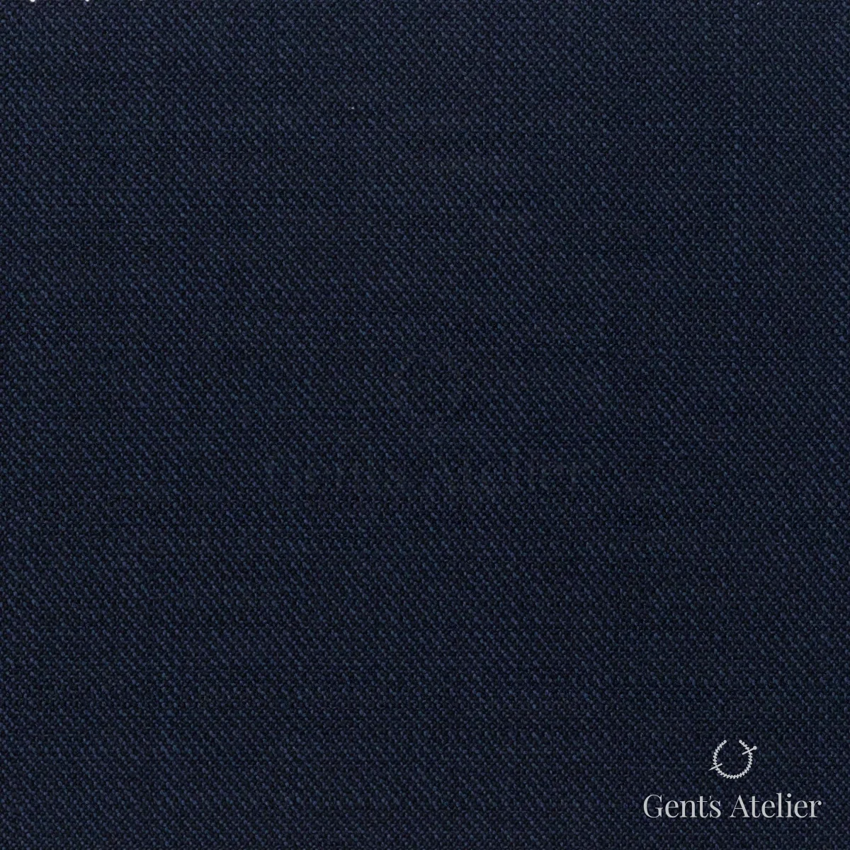 Костюмная ткань Marzoni 725 - 440 / 1300 — Тёмно-синий, однотонная, 100% шерсть