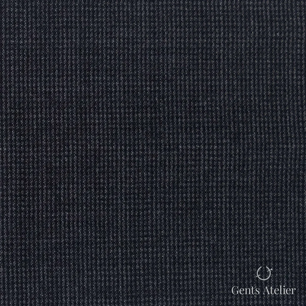 Костюмная ткань Marzoni 725 - 441 / 1400 — Угольно-серый, однотонная, 100% шерсть