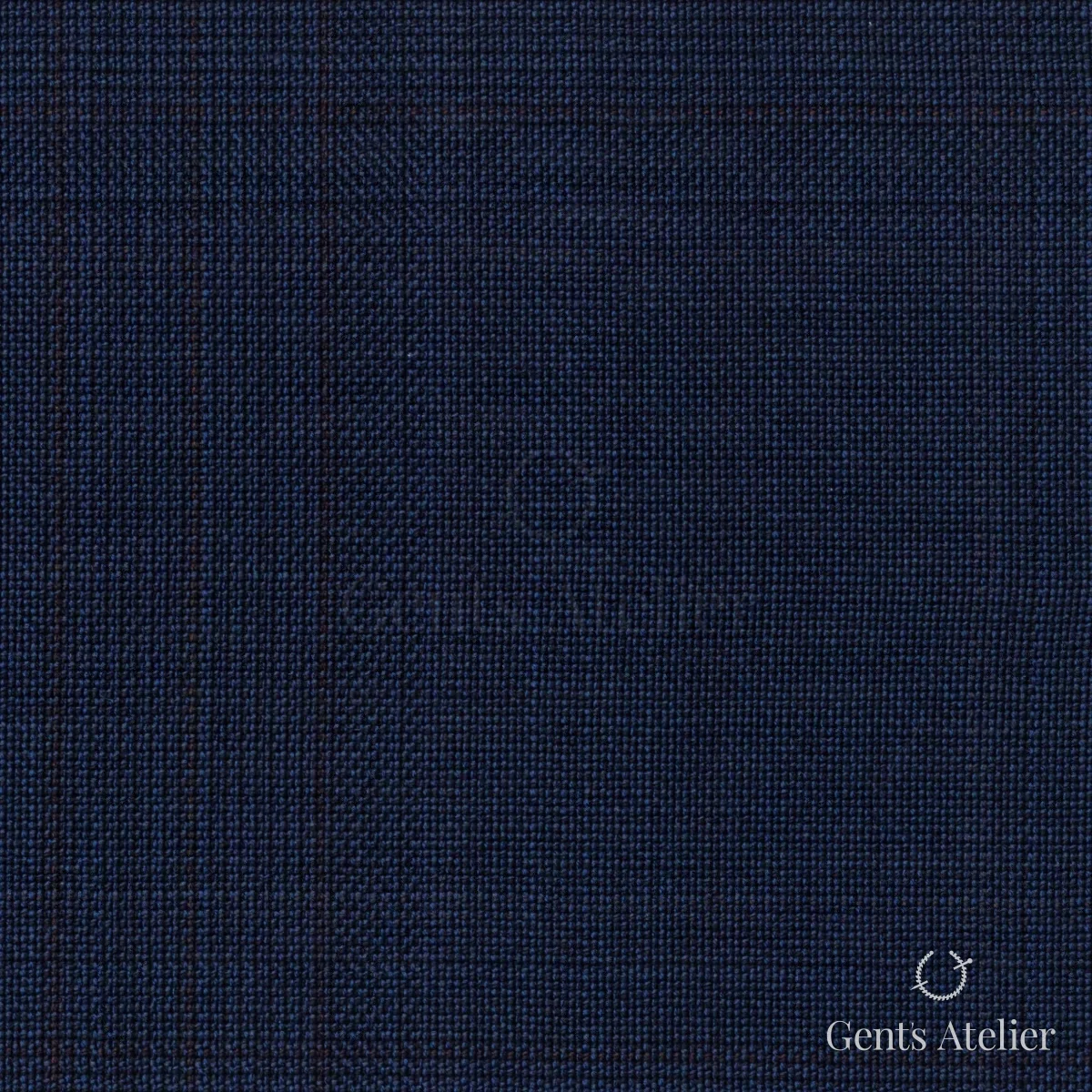 Костюмная ткань Marzoni 725 - 453 / 1400 — Тёмно-синий / Бордовый, виндоупейн, 100% шерсть