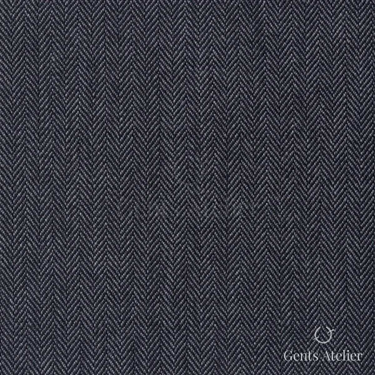 Костюмная ткань Marzoni 725 - 465 / 1400 — Серый, ёлочка, 100% шерсть