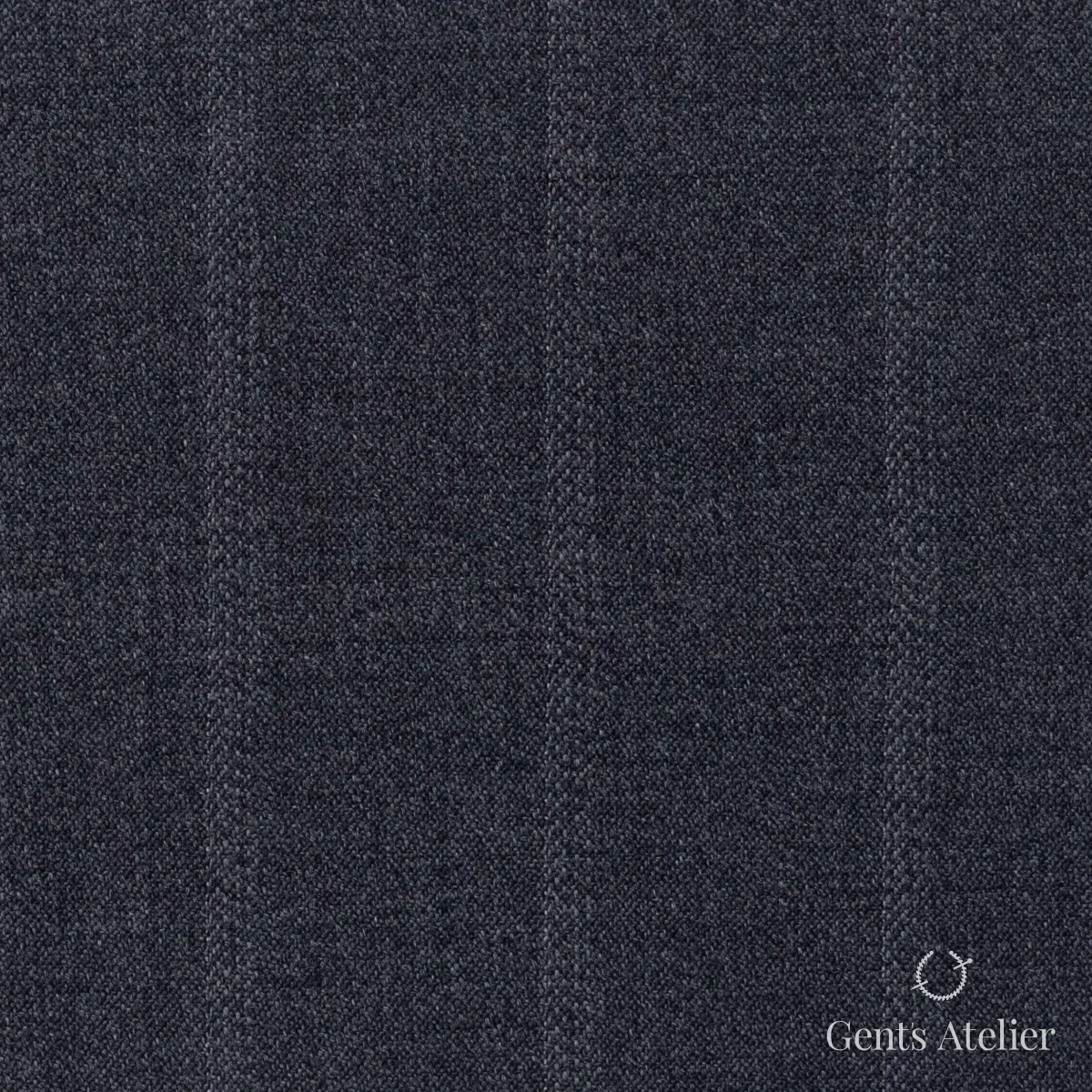 Костюмная ткань Marzoni 725 - 486 / 1500 — Угольно-серый / Серый, однотонная, 100% шерсть