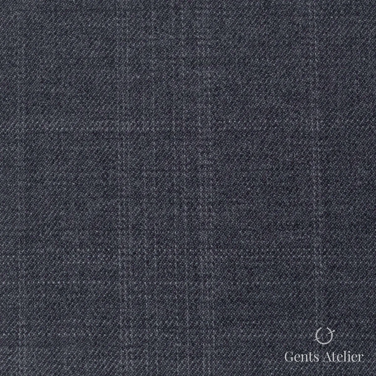 Костюмная ткань Marzoni 725 - 497 / 1500 — Серо-белый, однотонная, 100% шерсть