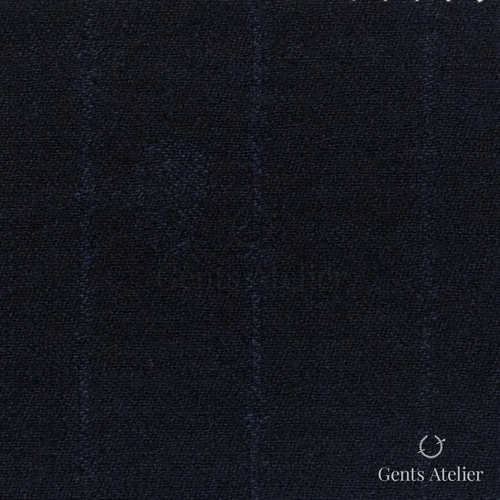 Костюмная ткань Marzoni 607 - 814 / 1200 — Тёмно-синий / Синий, однотонная, 100% шерсть