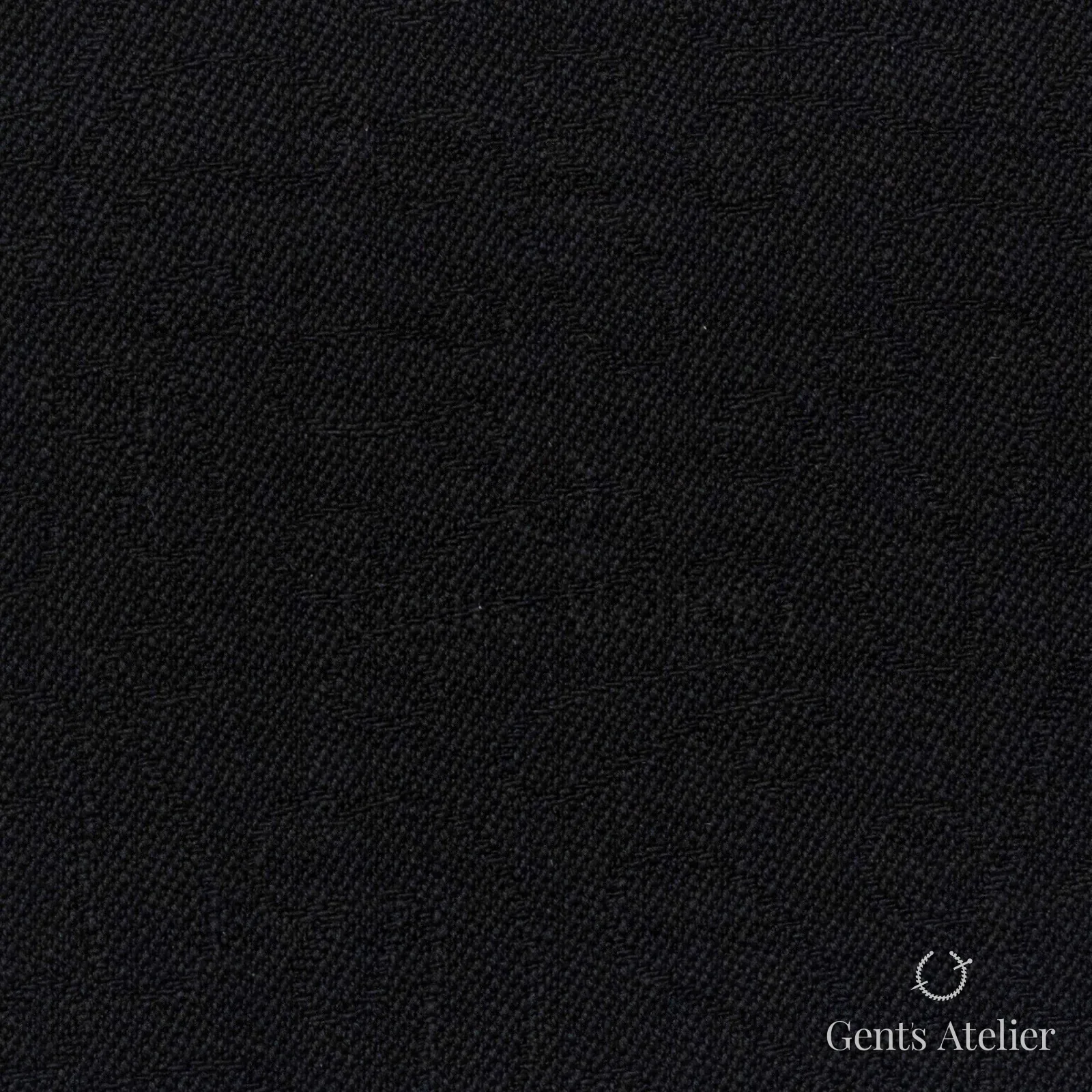 Костюмная ткань Marzoni 607 - 816 / 900 — Чёрный, однотонная, 100% шерсть