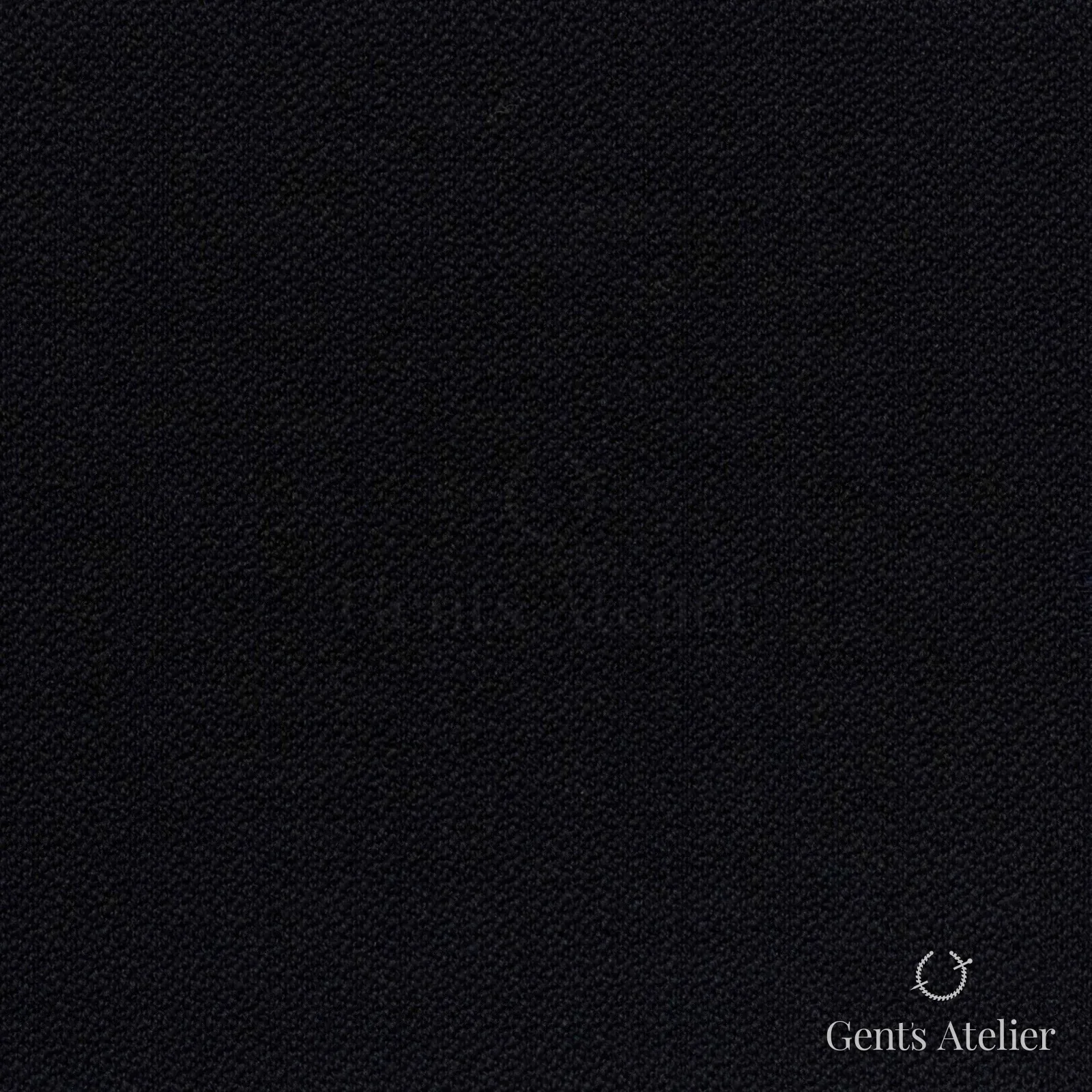 Костюмная ткань Marzoni 607 - 817 / 900 — Чёрный / Синий, однотонная, 100% шерсть