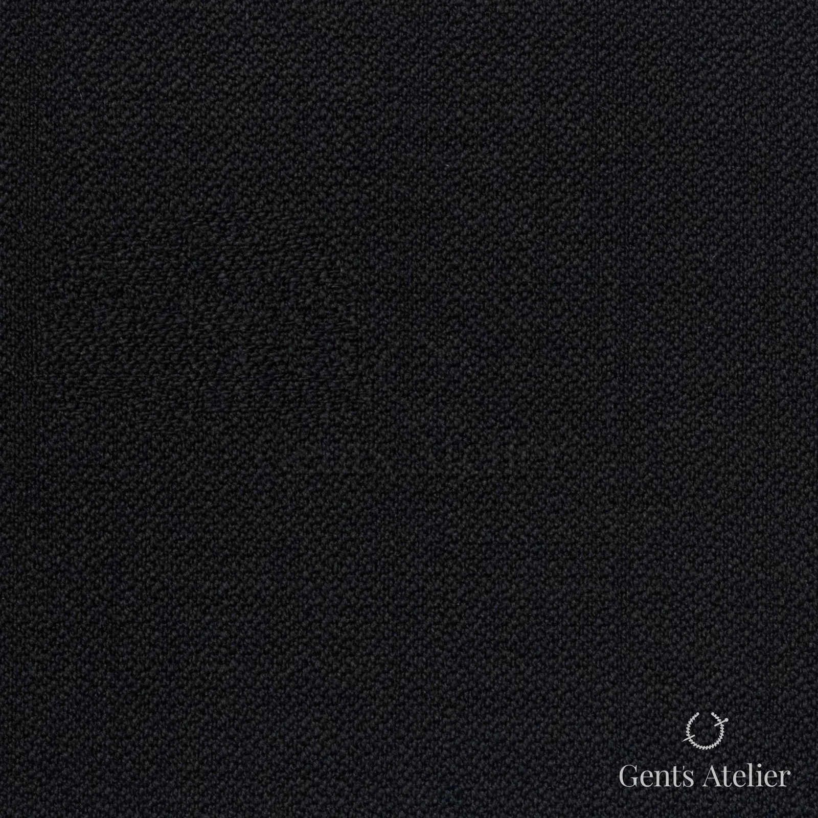 Костюмная ткань Marzoni 607 - 820 / 900 — Чёрный, однотонная, 100% шерсть