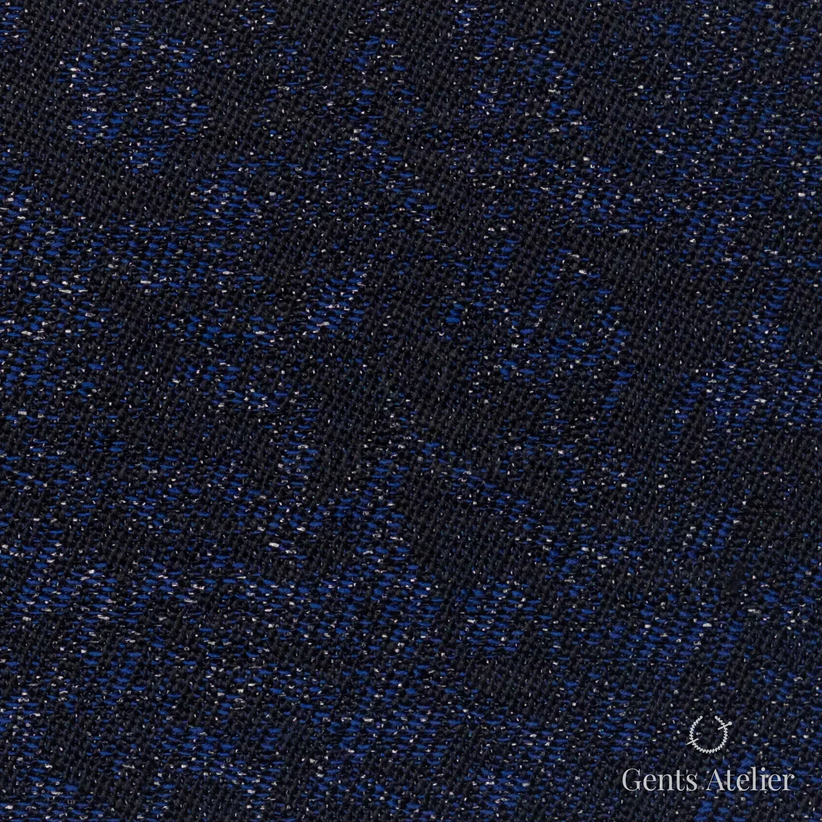 Костюмная ткань Marzoni 607 - 834 / 1000 — Синий, меланж, 89% шерсть, 6% полиэстер, 5% полиамид