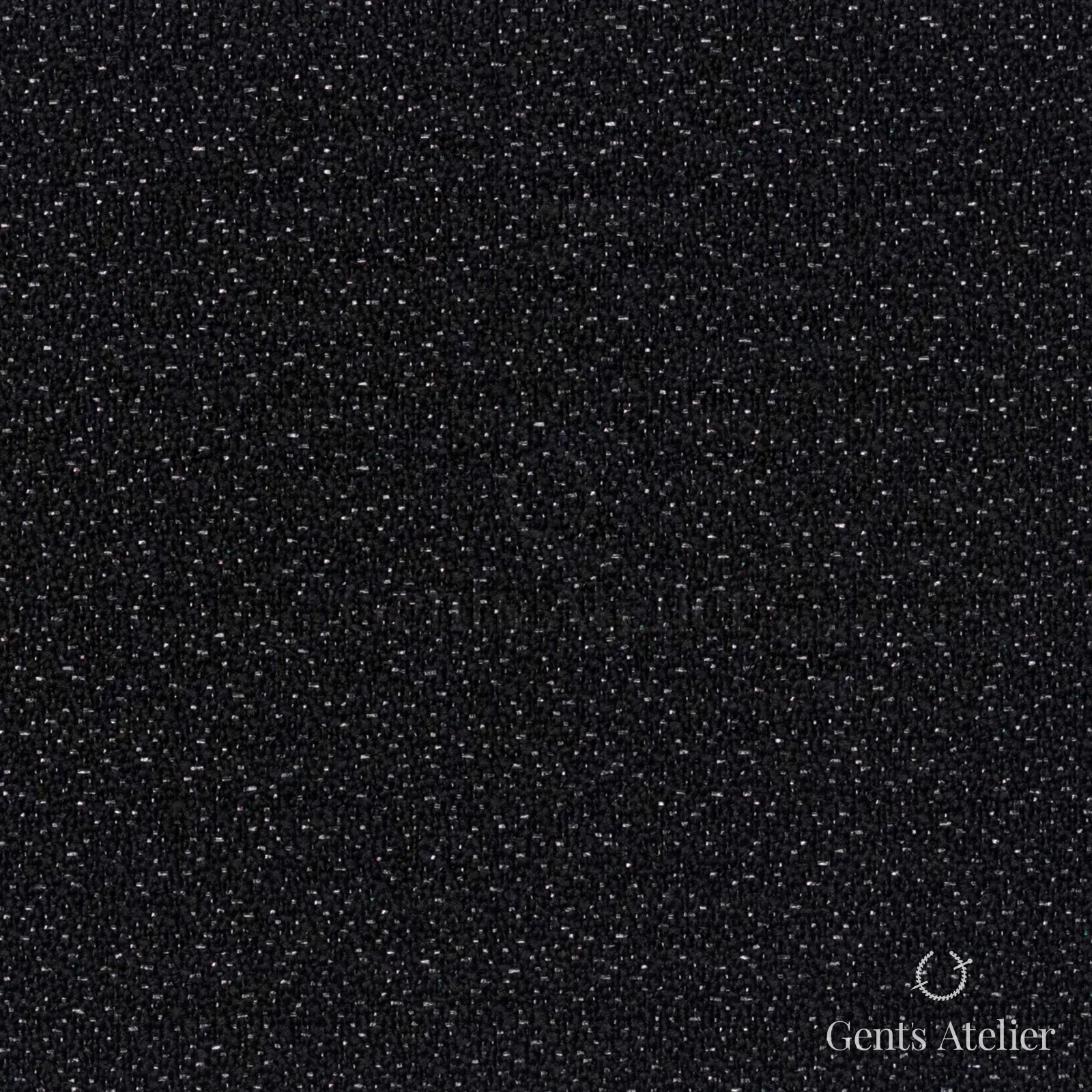 Костюмная ткань Marzoni 609 - 403 / 1500 — Чёрный, меланж, 91% шерсть, 5% полиэстер, 4% полиамид
