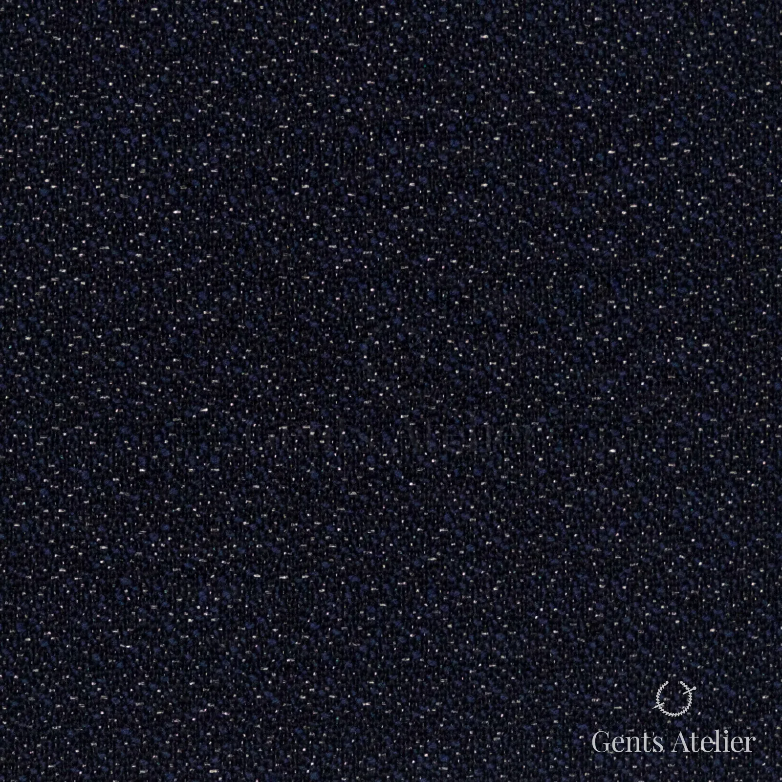 Костюмная ткань Marzoni 609 - 404 / 1500 — Тёмно-синий, меланж, 91% шерсть, 5% полиэстер, 4% полиамид
