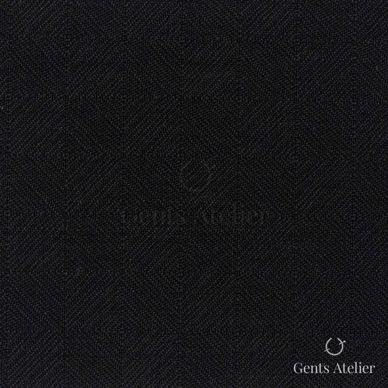 Костюмная ткань Marzoni 609 - 420 / 1000 — Чёрный, ёлочка, 100% шерсть