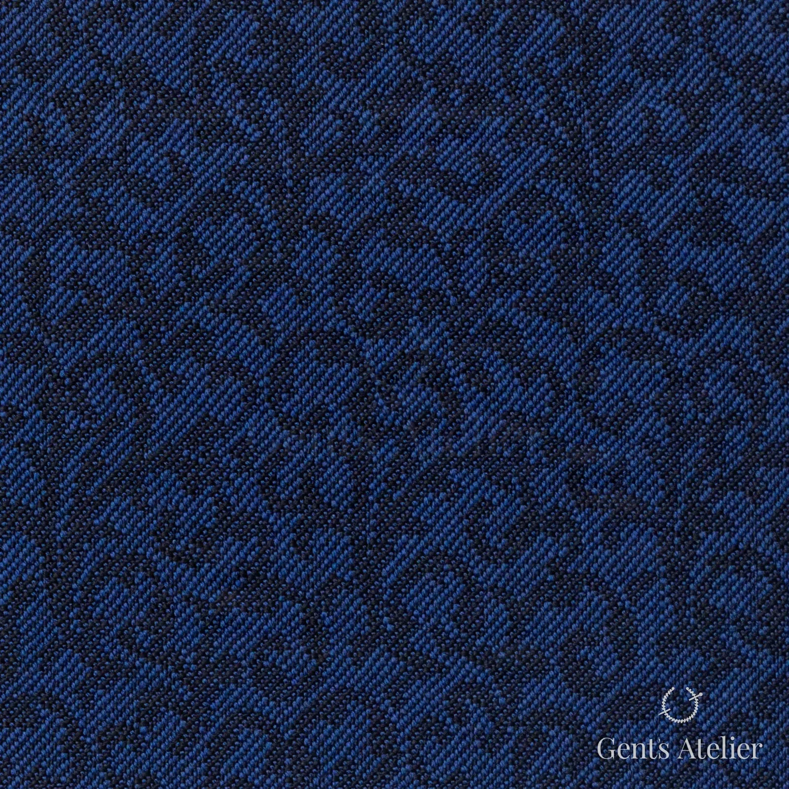 Костюмная ткань Marzoni 609 - 451 / 900 — Синий, узор, 100% шерсть