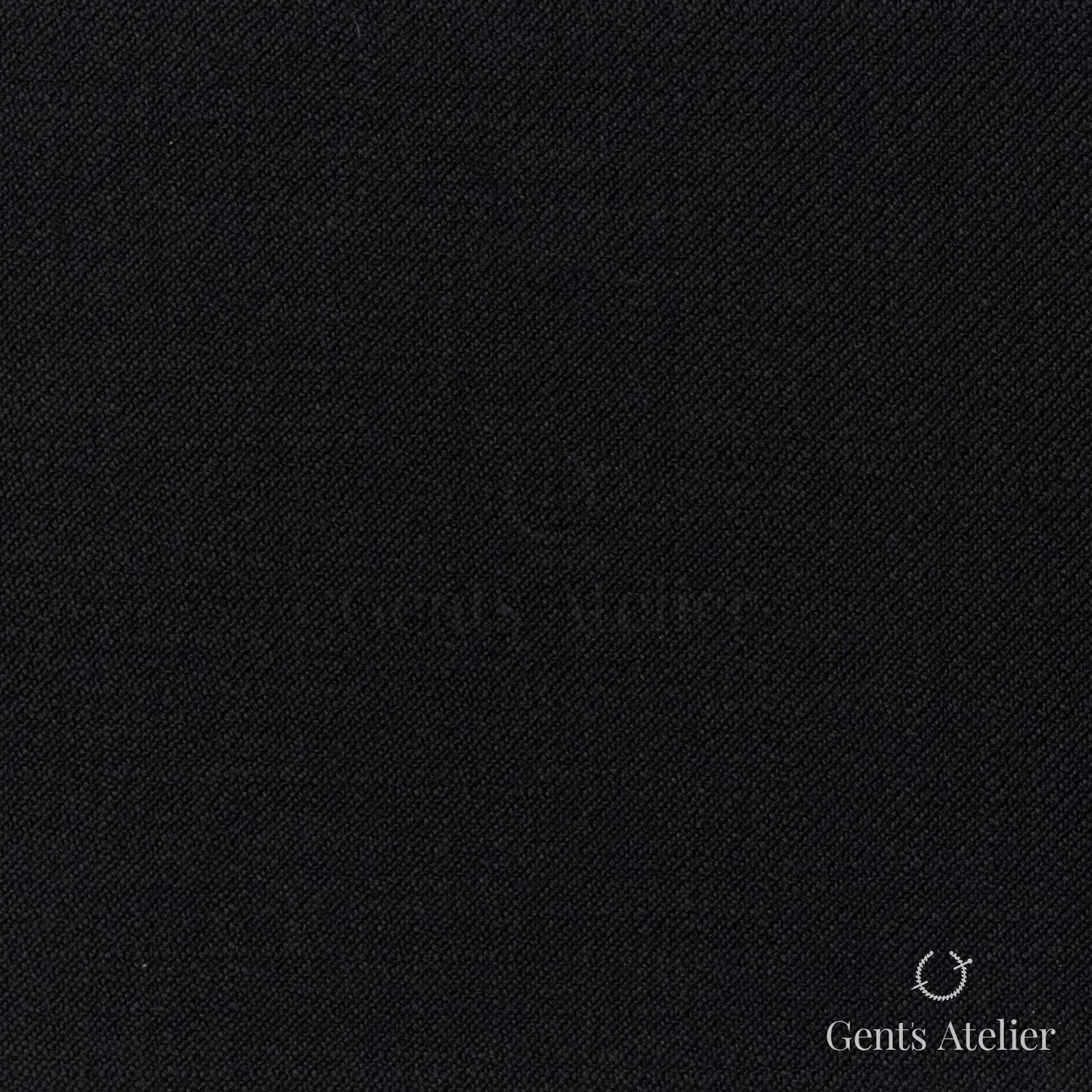 Костюмная ткань Marzoni 609 - 715 / 900 — Чёрный, однотонная, 100% шерсть