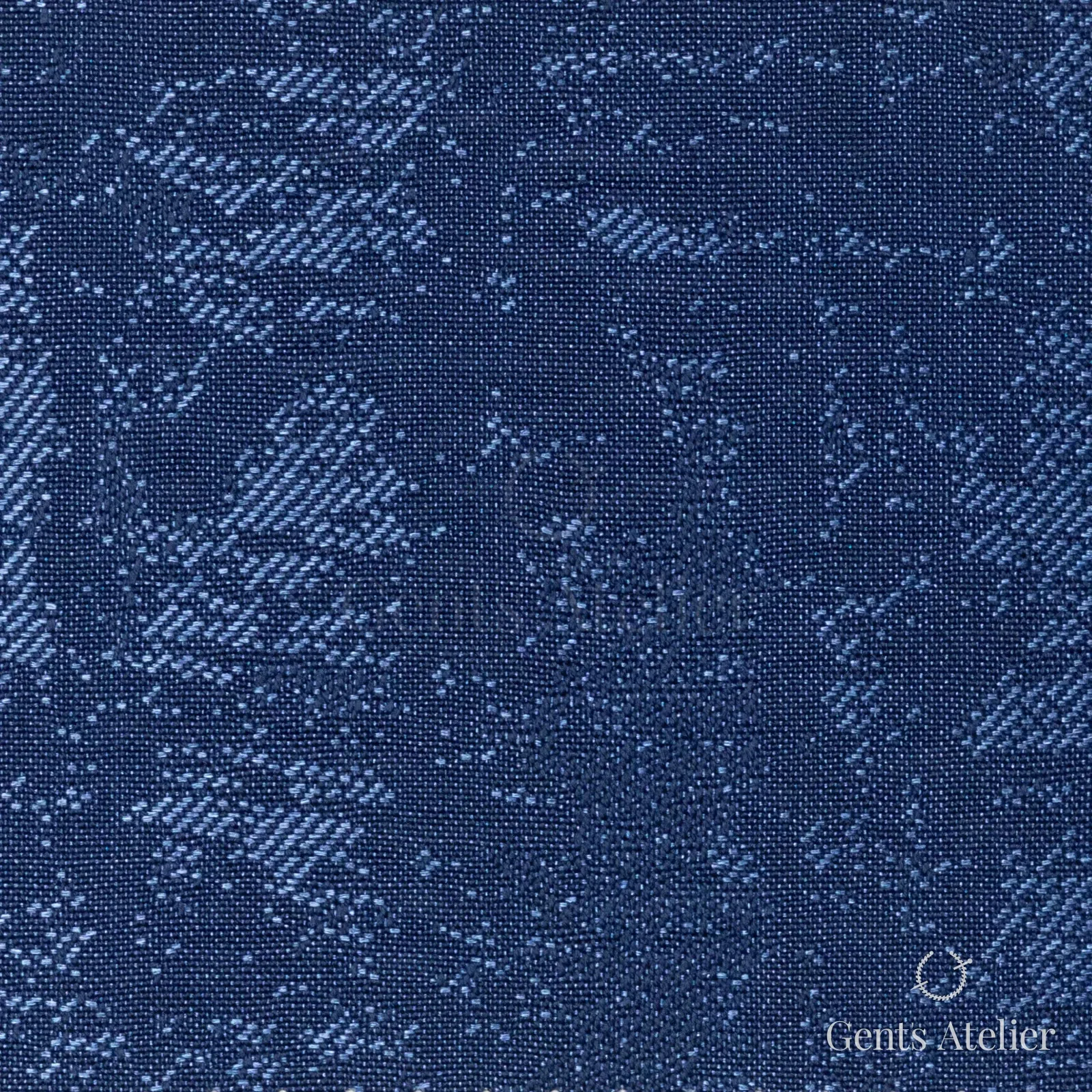 Костюмная ткань Marzoni 614 - 018 / 900 — Синий, клетка, 65% шерсть, 35% полиэстер