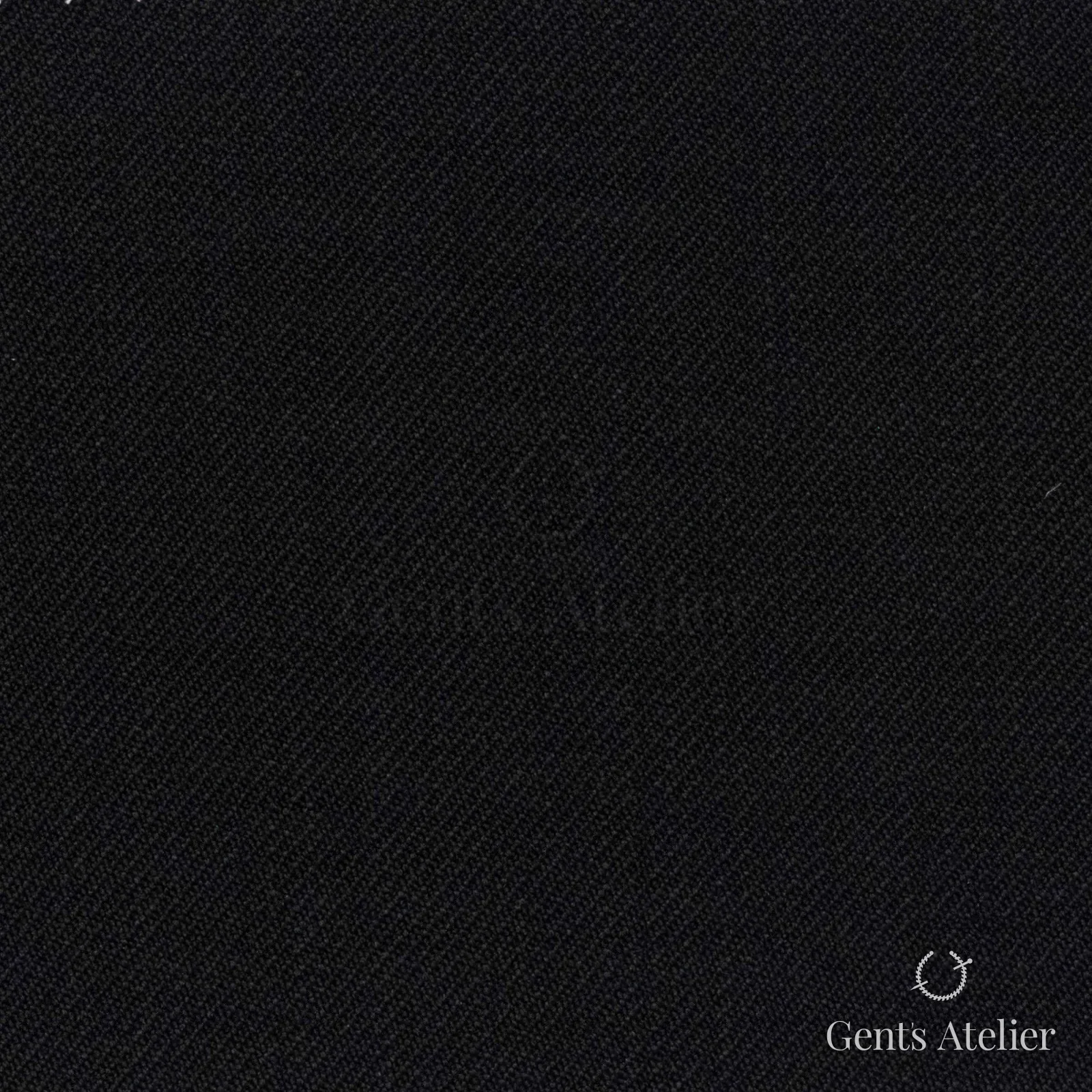 Костюмная ткань Marzoni 628 - 710 / 1200 — Чёрный, однотонная, 92% шерсть, 8% кашемир