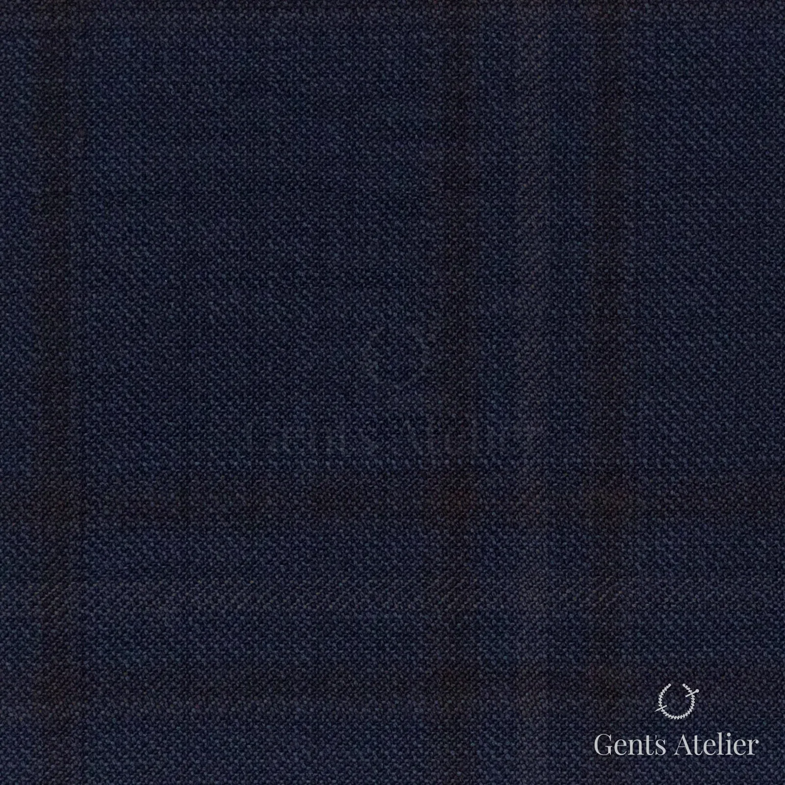 Костюмная ткань Marzoni 607 - 863 / 1000 — Синий / Коричневый, оконная клетка, 100% шерсть