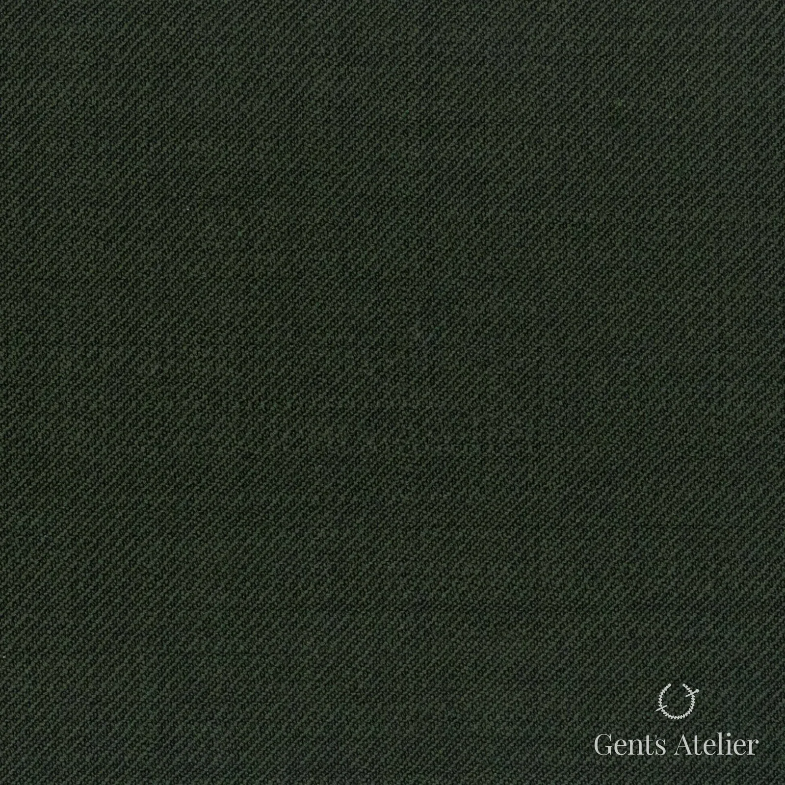 Костюмная ткань Marzoni 609 - 545 / 900 — Зелёный, однотонная, 100% шерсть
