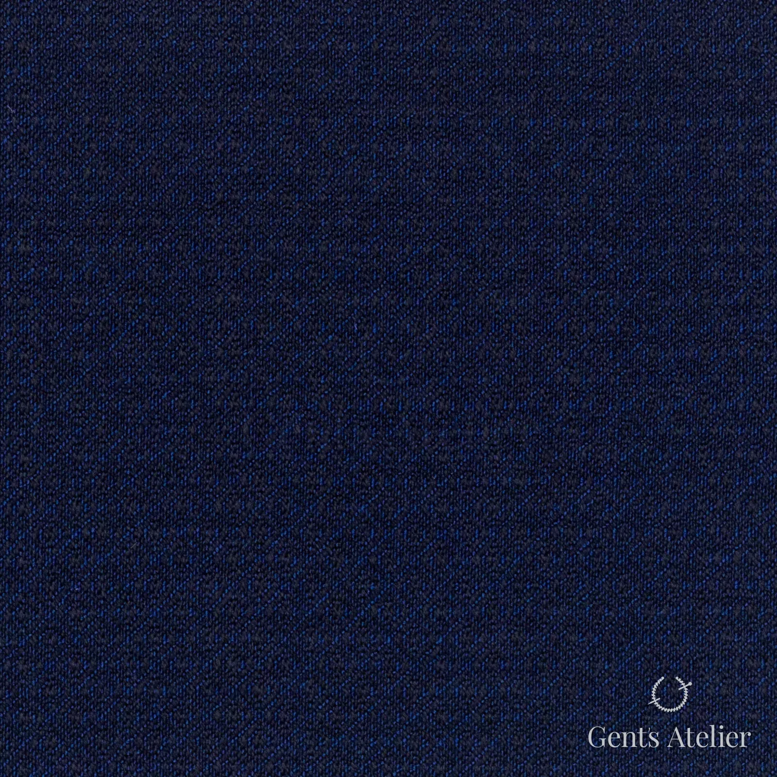 Костюмная ткань Marzoni 609 - 563 / 900 — Тёмно-синий, однотонная, 100% шерсть