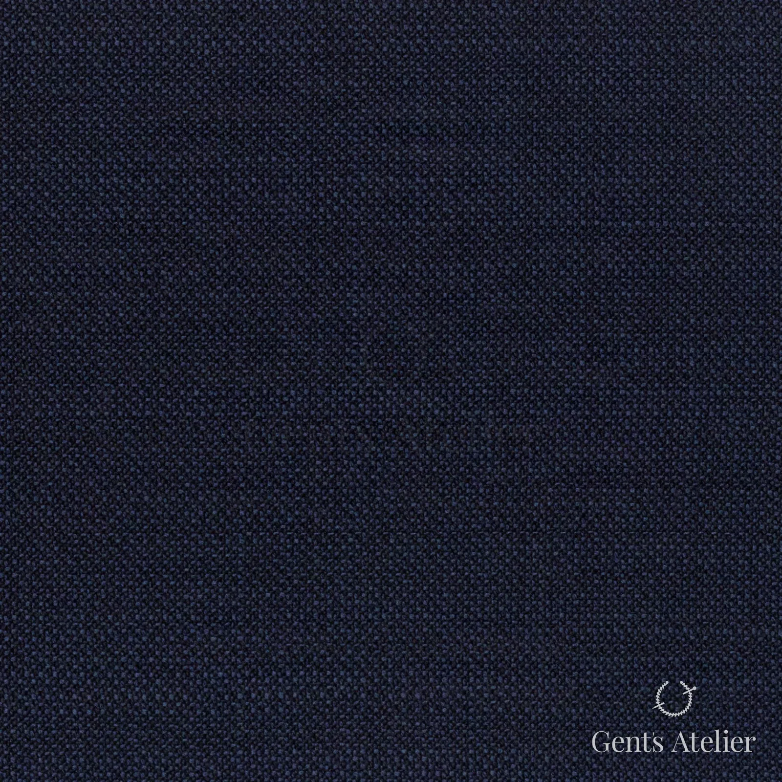 Костюмная ткань Marzoni 609 - 726 / 1000 — Тёмно-синий, однотонная, 100% шерсть