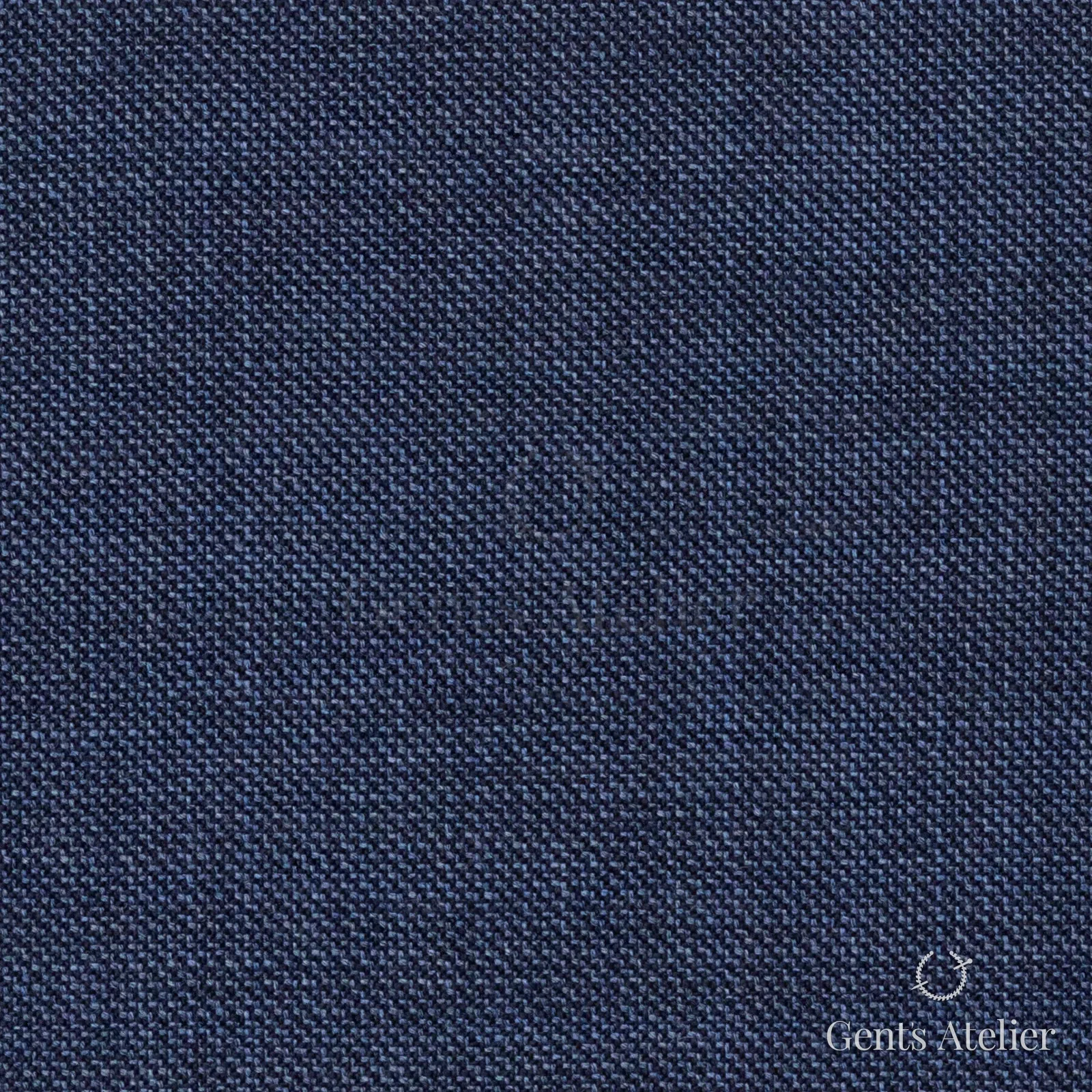 Костюмная ткань Marzoni 609 - 735 / 1000 — Синий, однотонная, 100% шерсть
