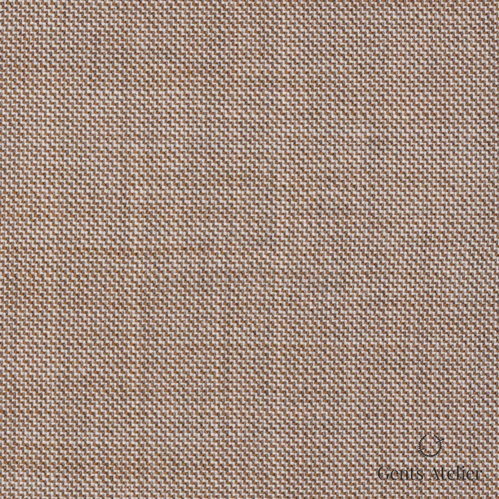 Костюмная ткань Marzoni 609 - 736 / 1000 — Бежевый, меланж, 100% шерсть