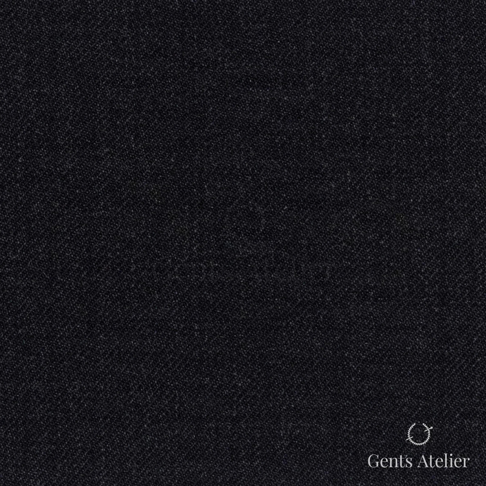 Костюмная ткань Marzoni 609 - 983 / 900 — Антрацит, однотонная, 100% шерсть