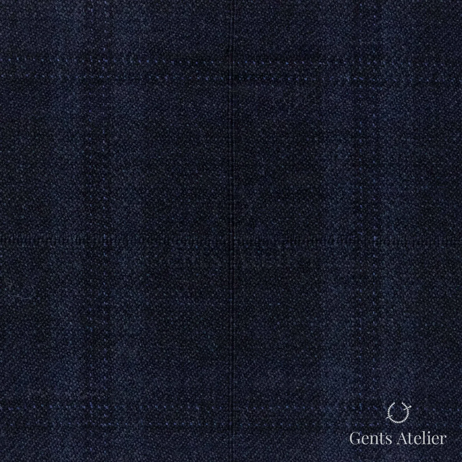 Костюмная ткань Marzoni 655 - 020 / 1200 — Тёмно-синий, однотонная, 95% шерсть, 5% кашемир