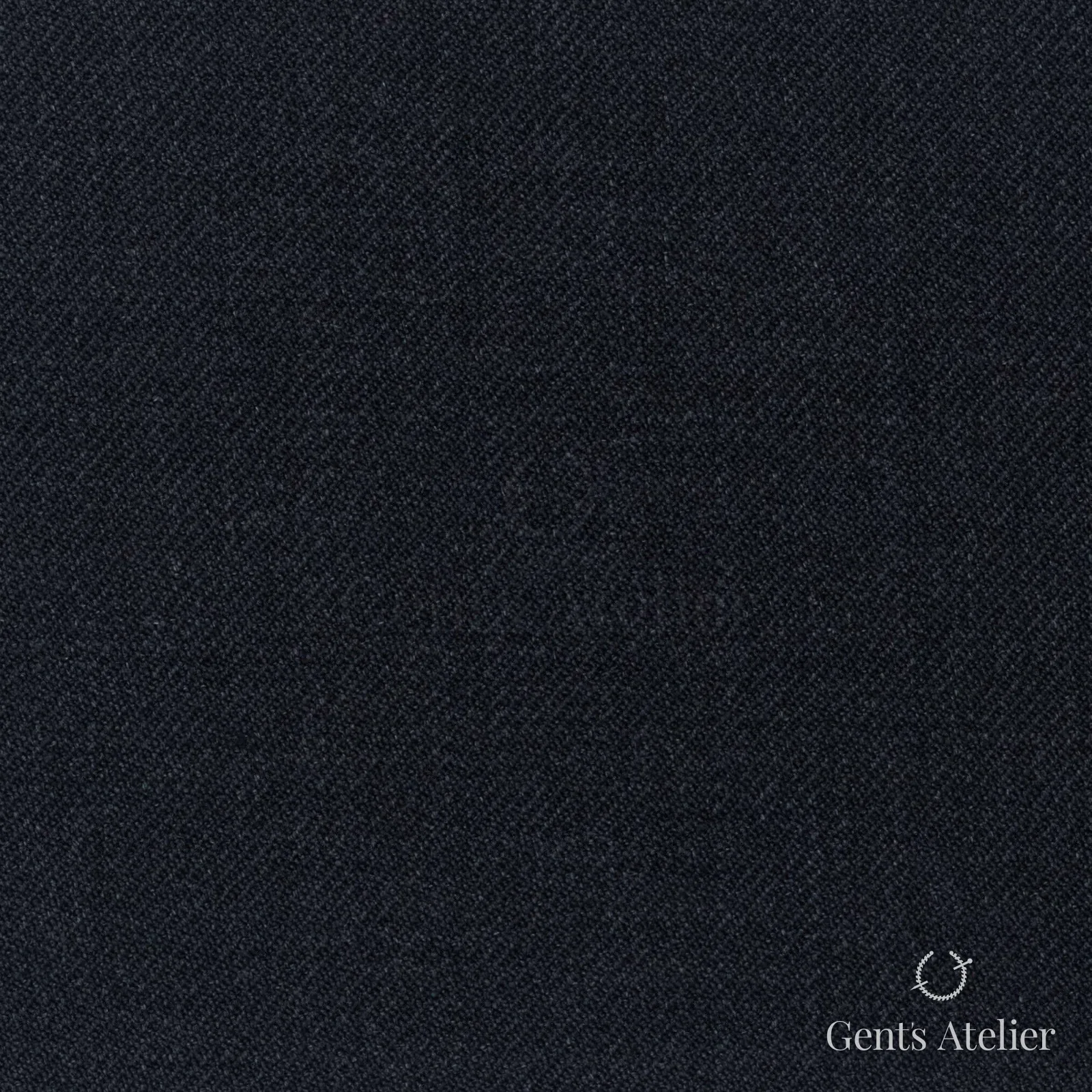 Костюмная ткань Marzoni 608 - 051 / 1500 — Антрацит, однотонная, 100% шерсть