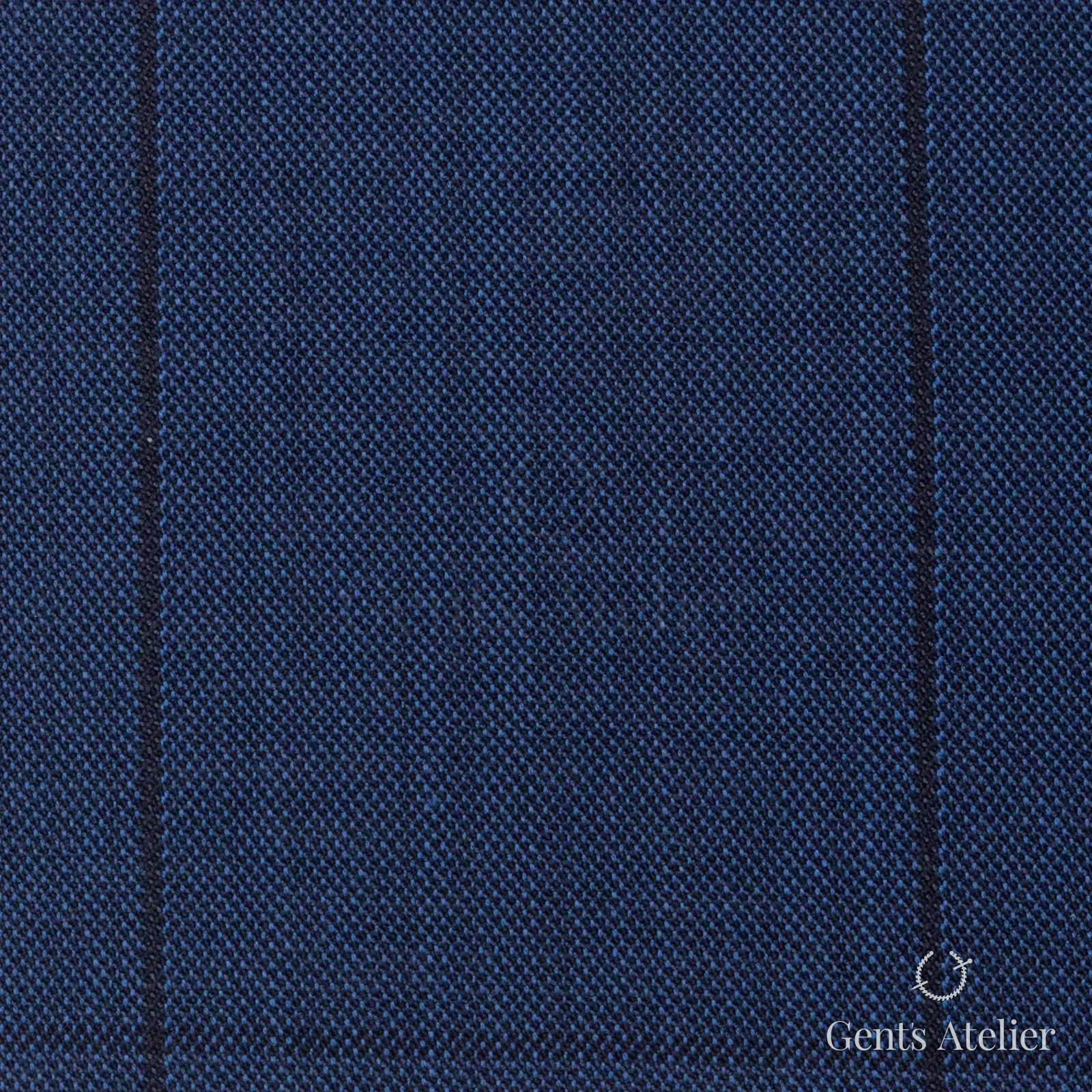 Костюмная ткань Marzoni 608 - 242 / 1500 — Синий, оконная клетка, 100% шерсть