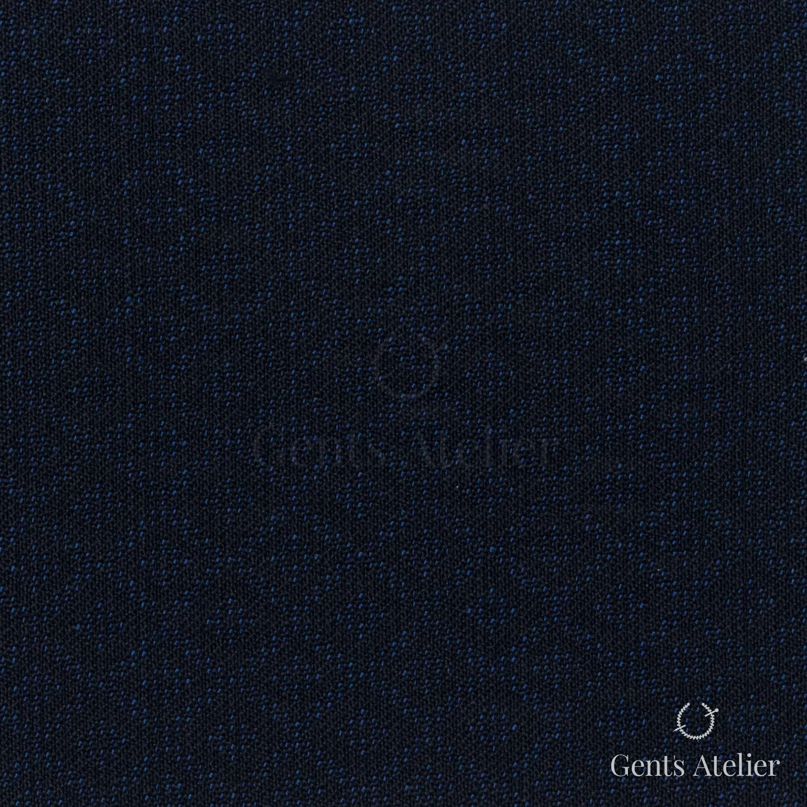 Костюмная ткань Marzoni 608 - 258 / 1500 — Тёмно-синий, меланж, 100% шерсть