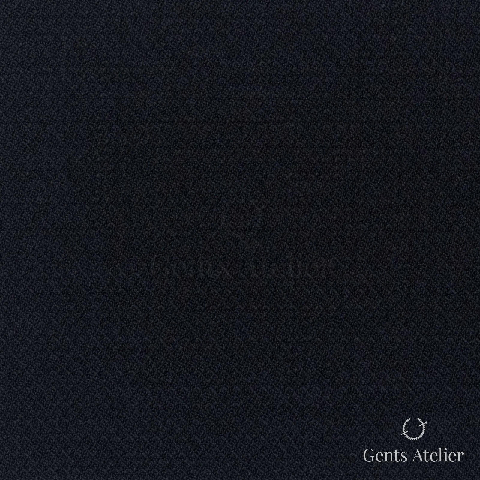 Костюмная ткань Marzoni 608 - 260 / 1500 — Тёмно-синий, однотонная, 100% шерсть